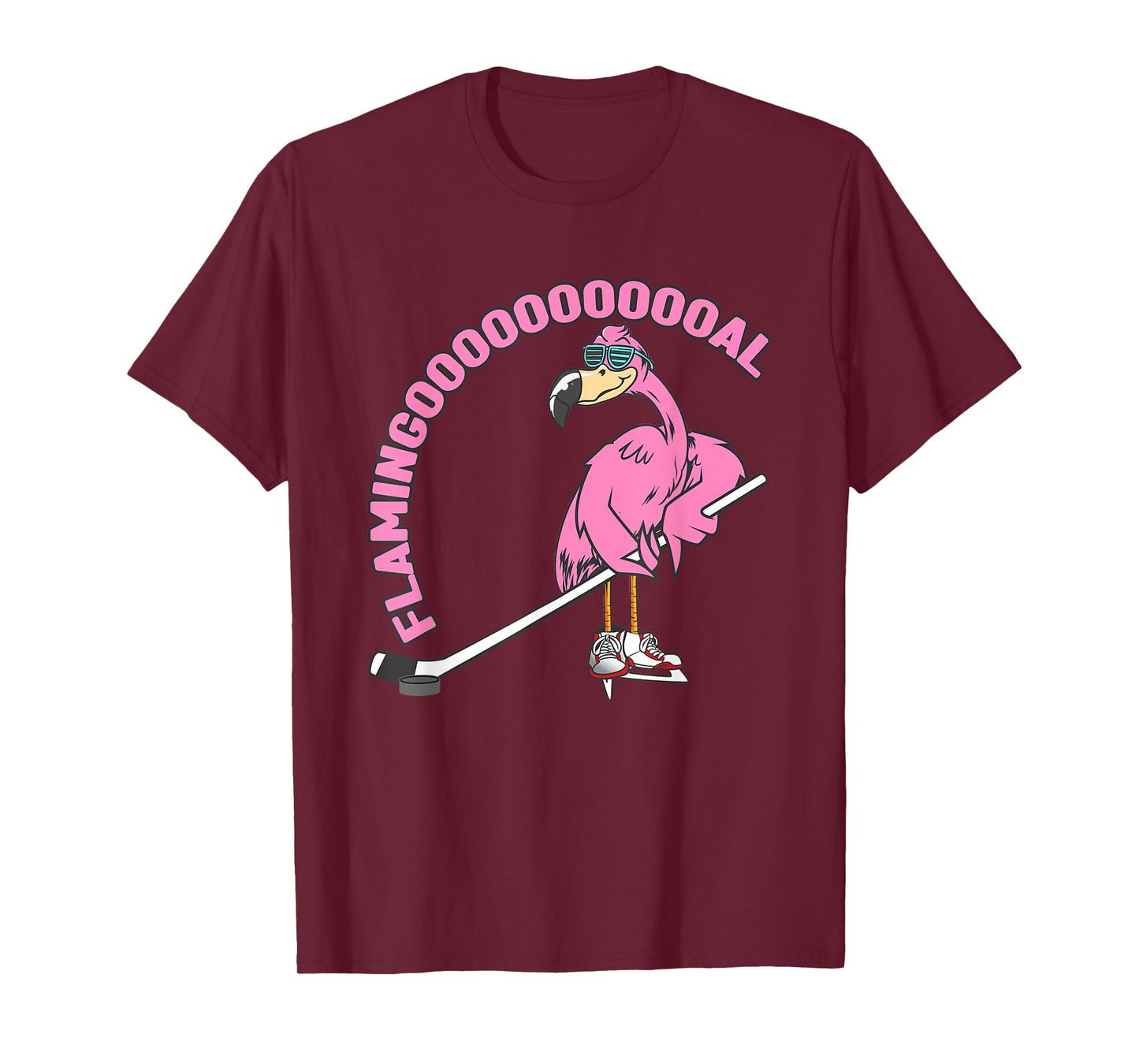 Flamingooooal Flamingo Men or Women Ice Hockey T-Shirt