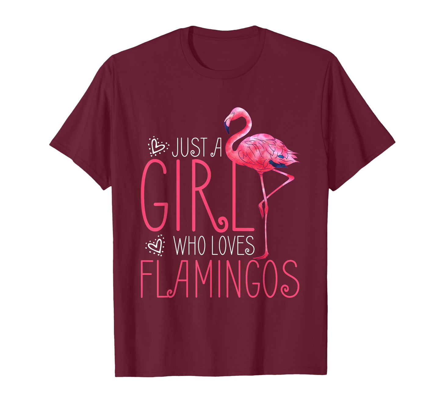 Just A Girl Who Loves Flamingos T-Shirt