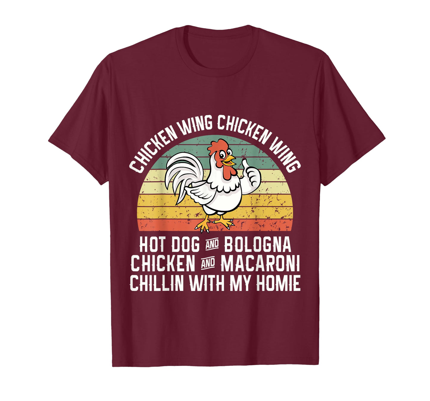 Chicken Wing Chicken Wing Hot Dog Bologna T-Shirt