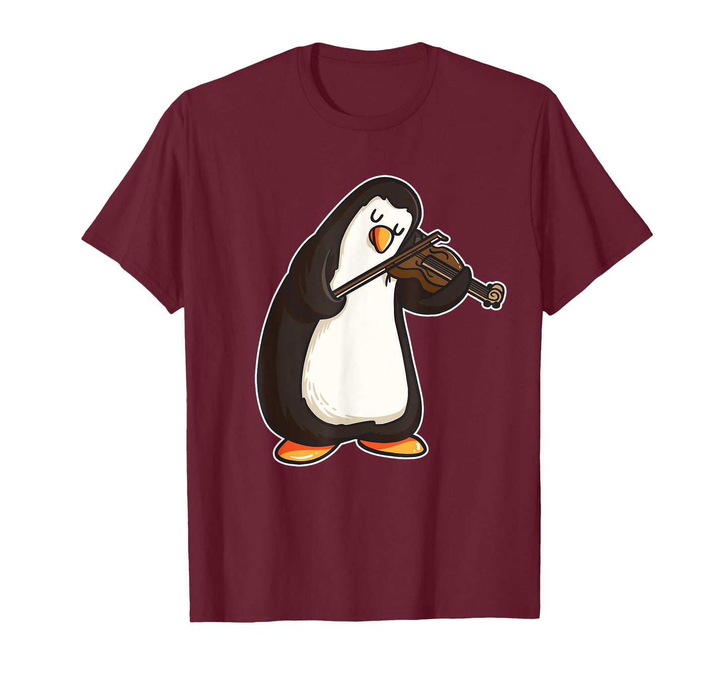 Violinist Penguin Violin Viola Player Music Gift T-Shirt