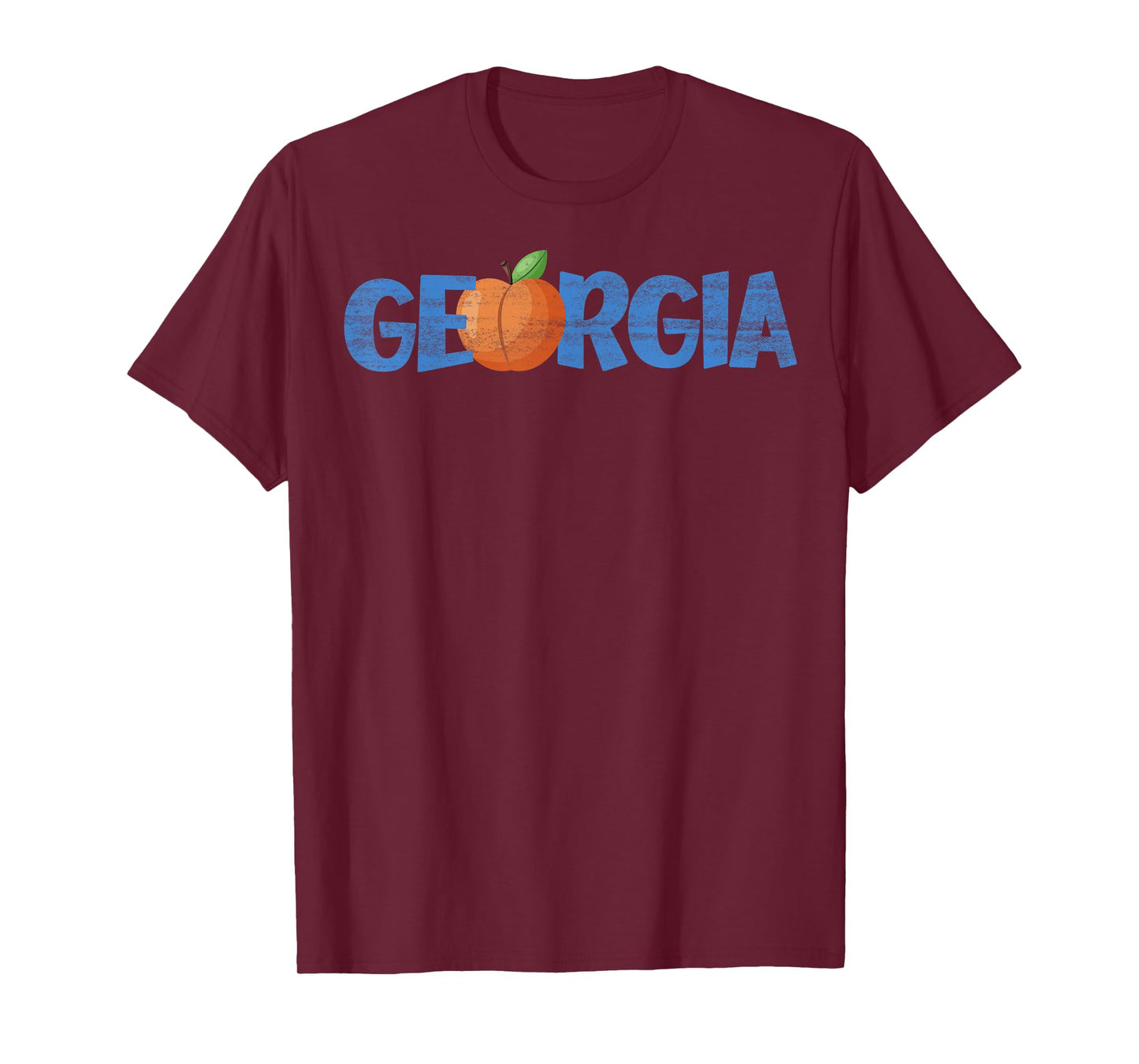 Georgia Peach Tee Georgia US State Family Vacation Camping T-Shirt