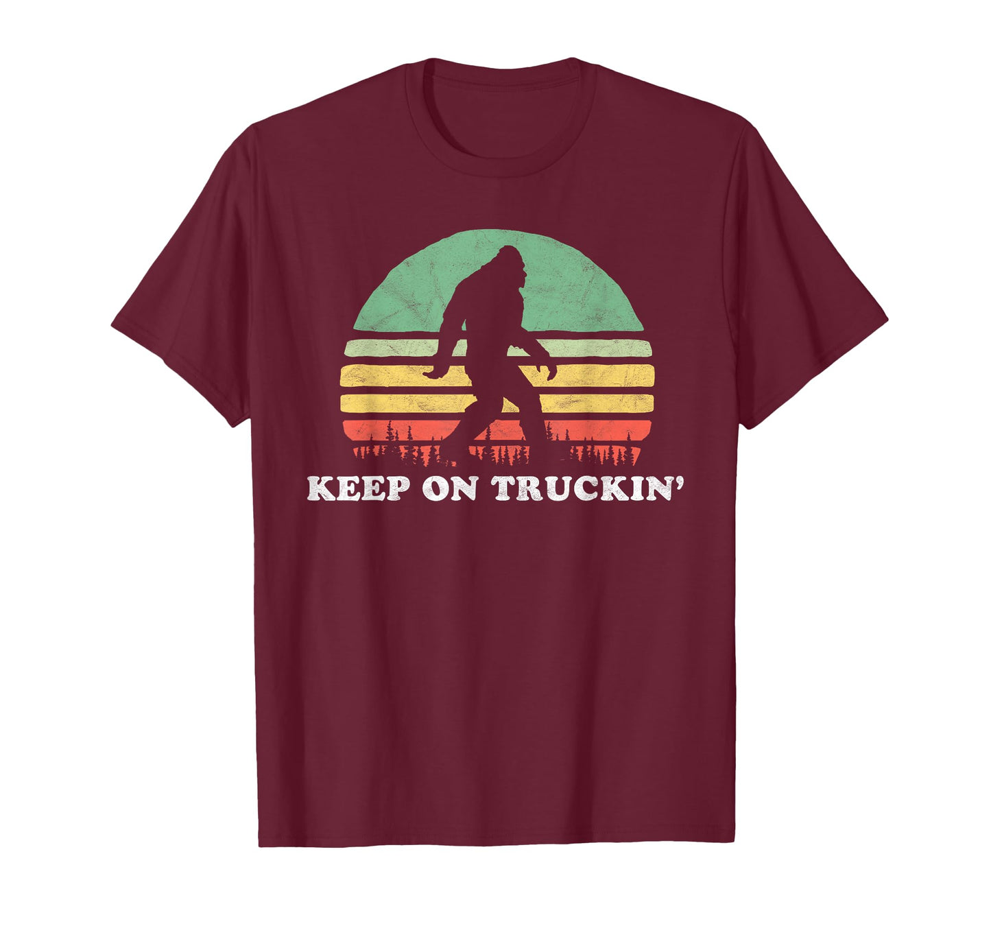 Groovy Sixties Bigfoot Keep On Truckin' Retro 60s T-Shirt