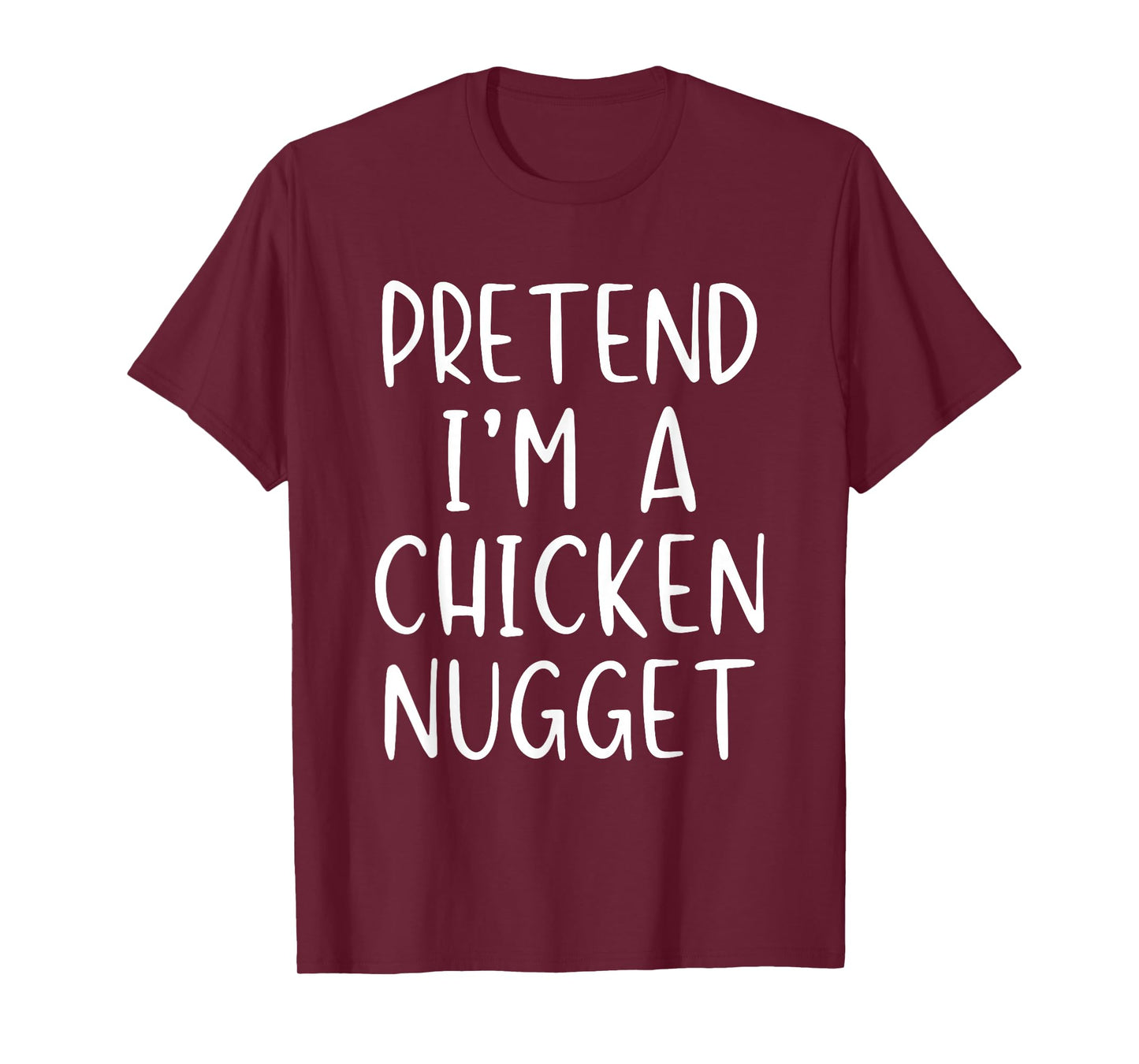 Pretend I'm A Chicken Nugget Costume Halloween Simple Kid T-Shirt