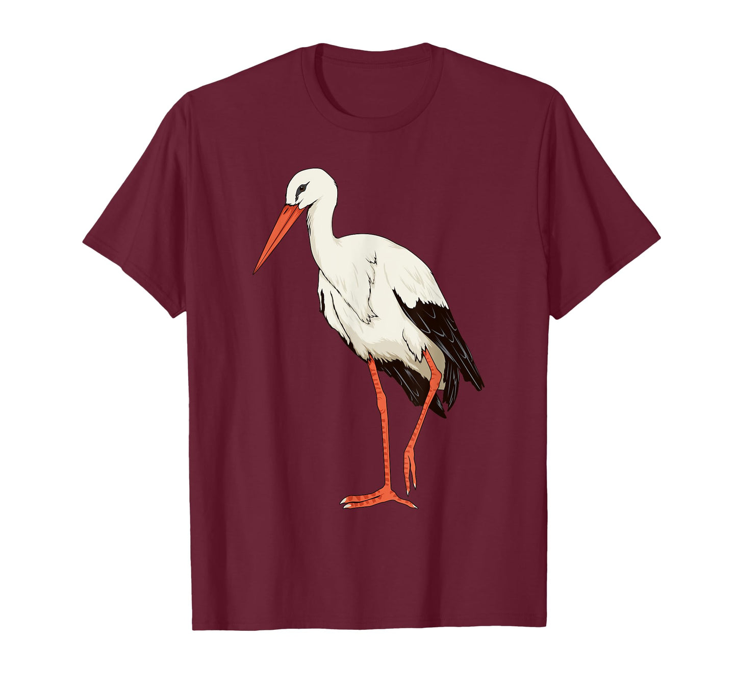 Stork Baby Art Design Illustration Bird Stork T-Shirt