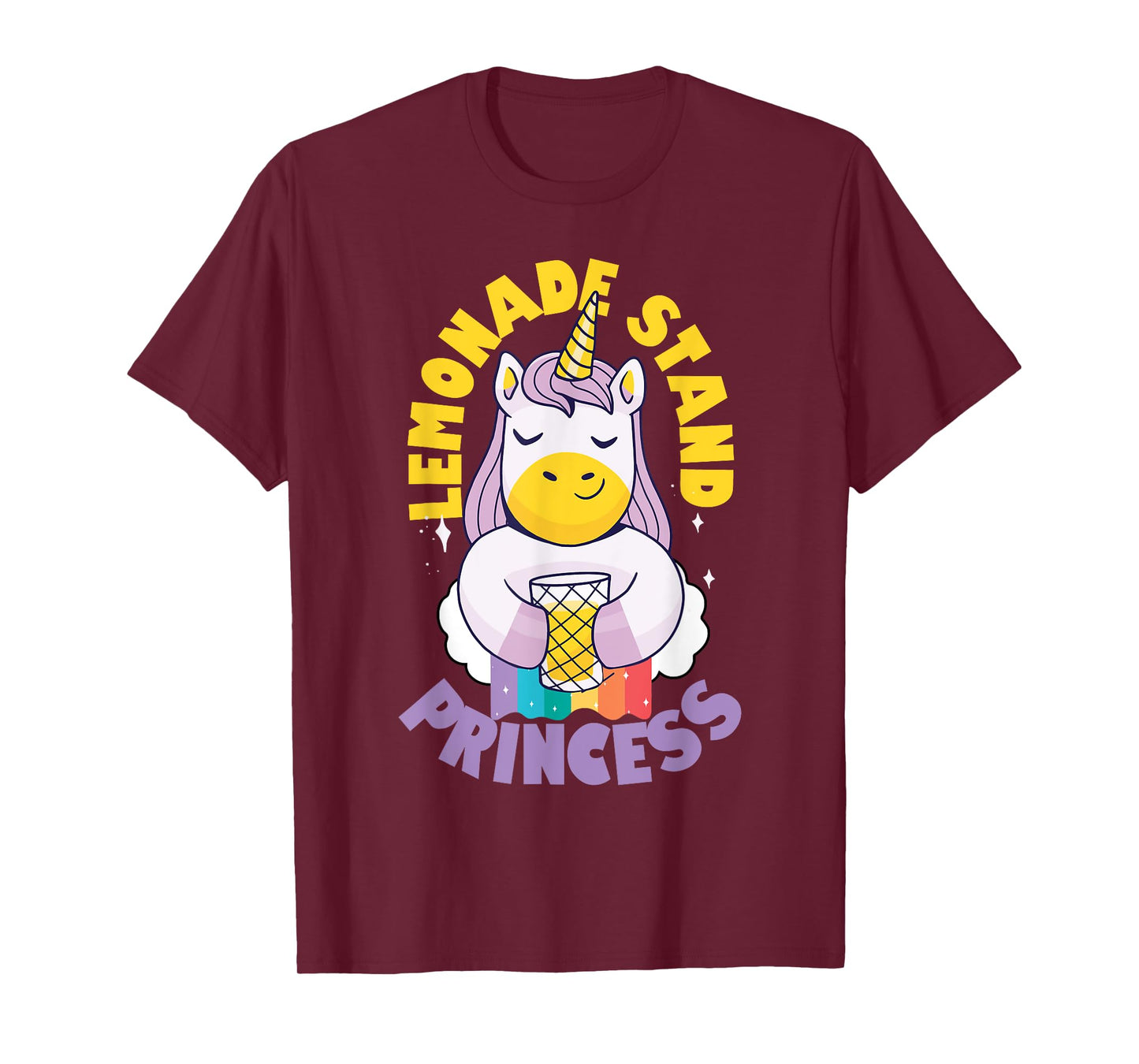 Lemonade Stand Princess Entrepreneur Kids - Unicorn T-Shirt