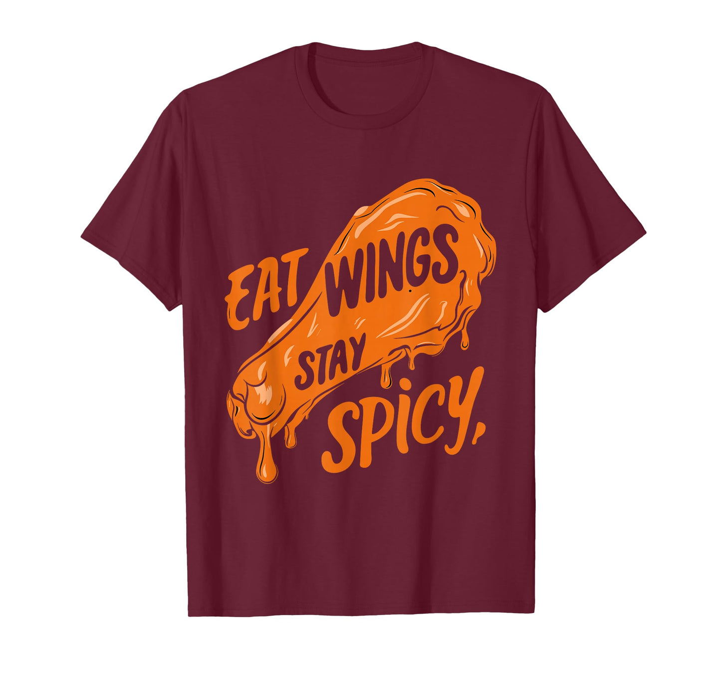 Chicken Wings Wing Hot Cooked Chicken Fast Food T-Shirt
