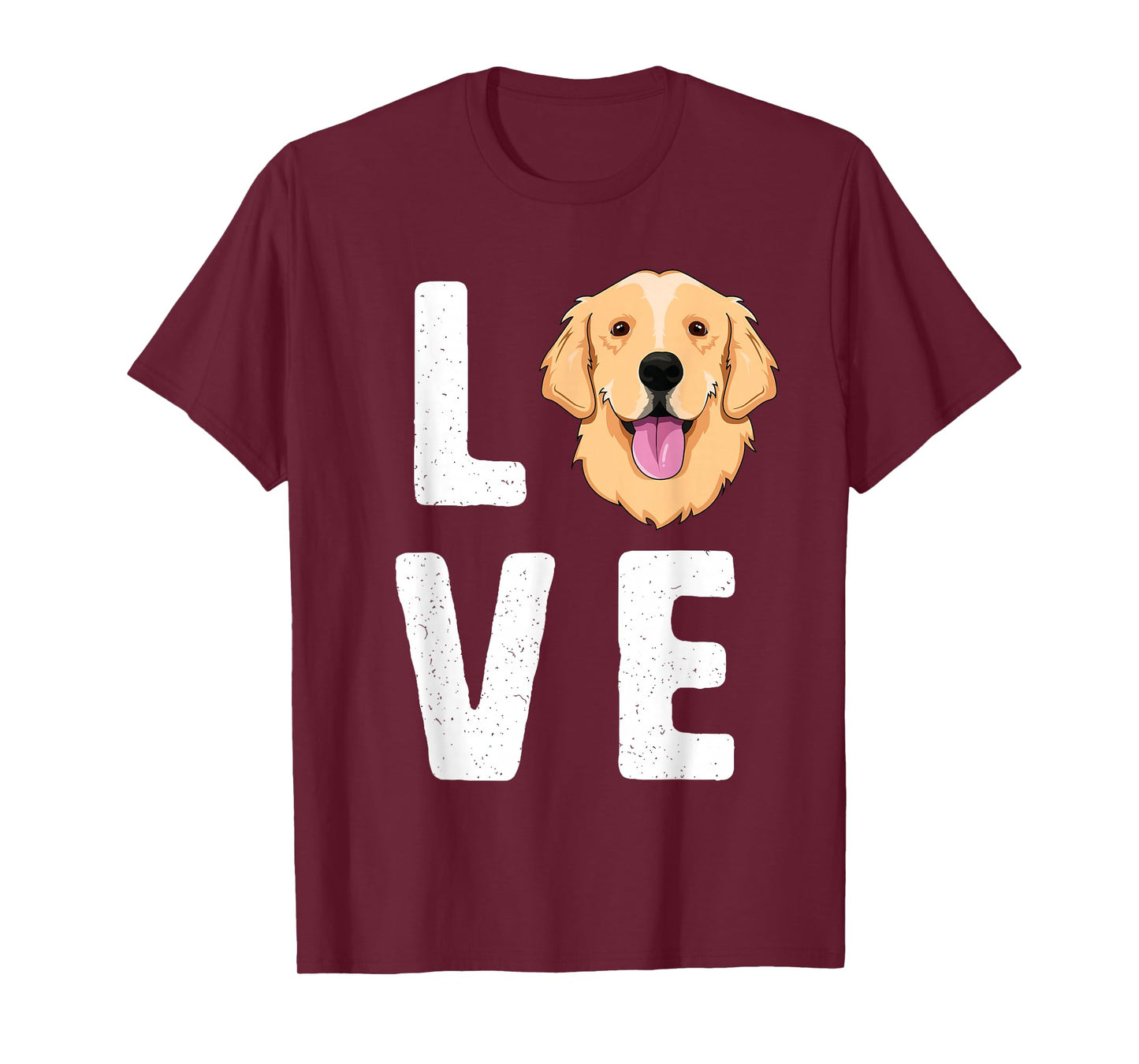 LOVE Golden Retrievers T-Shirt for Women KIds Dog Pet Gift T-Shirt