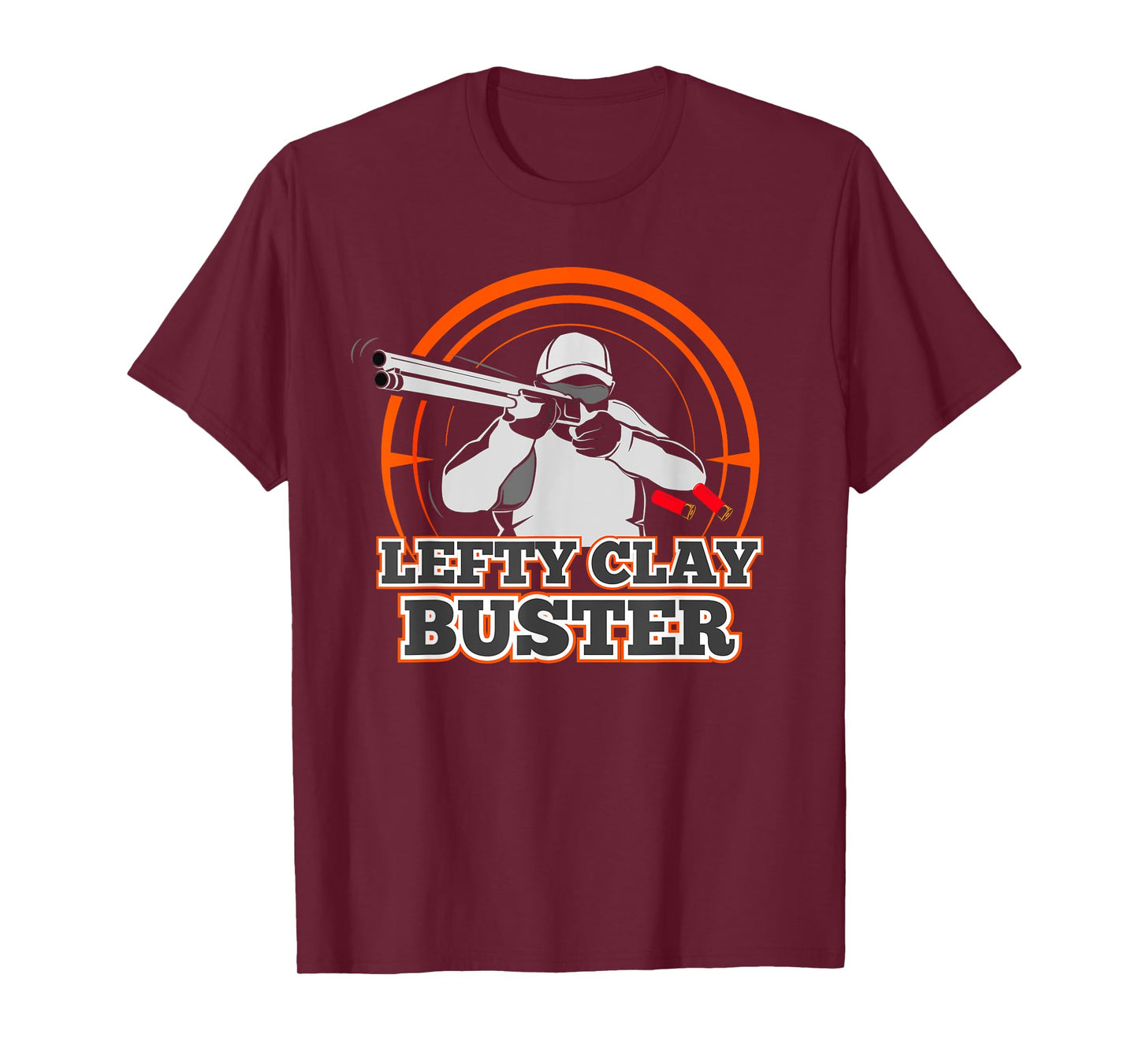 Lefty Clay Buster Skeet Shooting T Shirt Trap Shotgun Gift T-Shirt