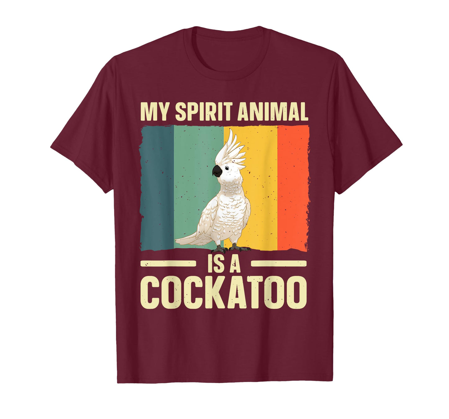 Cool Cockatoo Art For Men Women Parrot Lovers Cockatoo Fan T-Shirt
