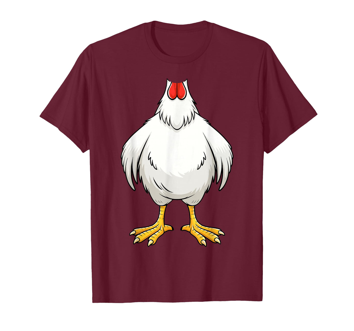 Chicken Shirt Adult Kids Men Women Chicken Hen Body Costume T-Shirt