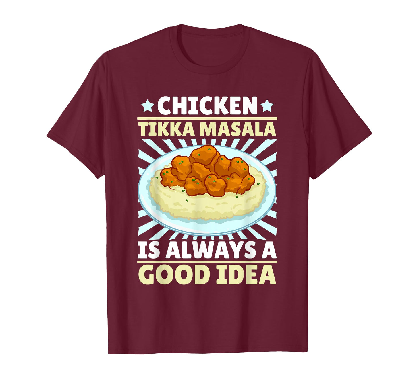 Chicken Tikka Masala Food Indian Recipe T-Shirt
