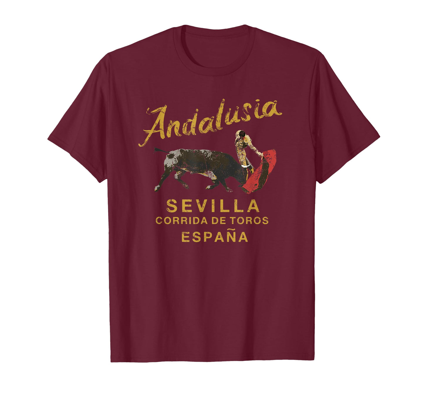 SPAIN Seville Bullfight Andalusia Vintage T-Shirt
