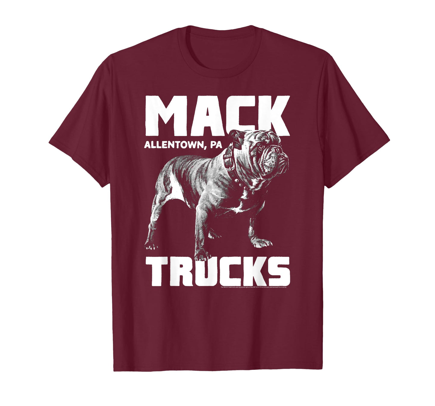 Mack Trucks Vintage Bulldog Allentown, PA Trucker T-Shirt