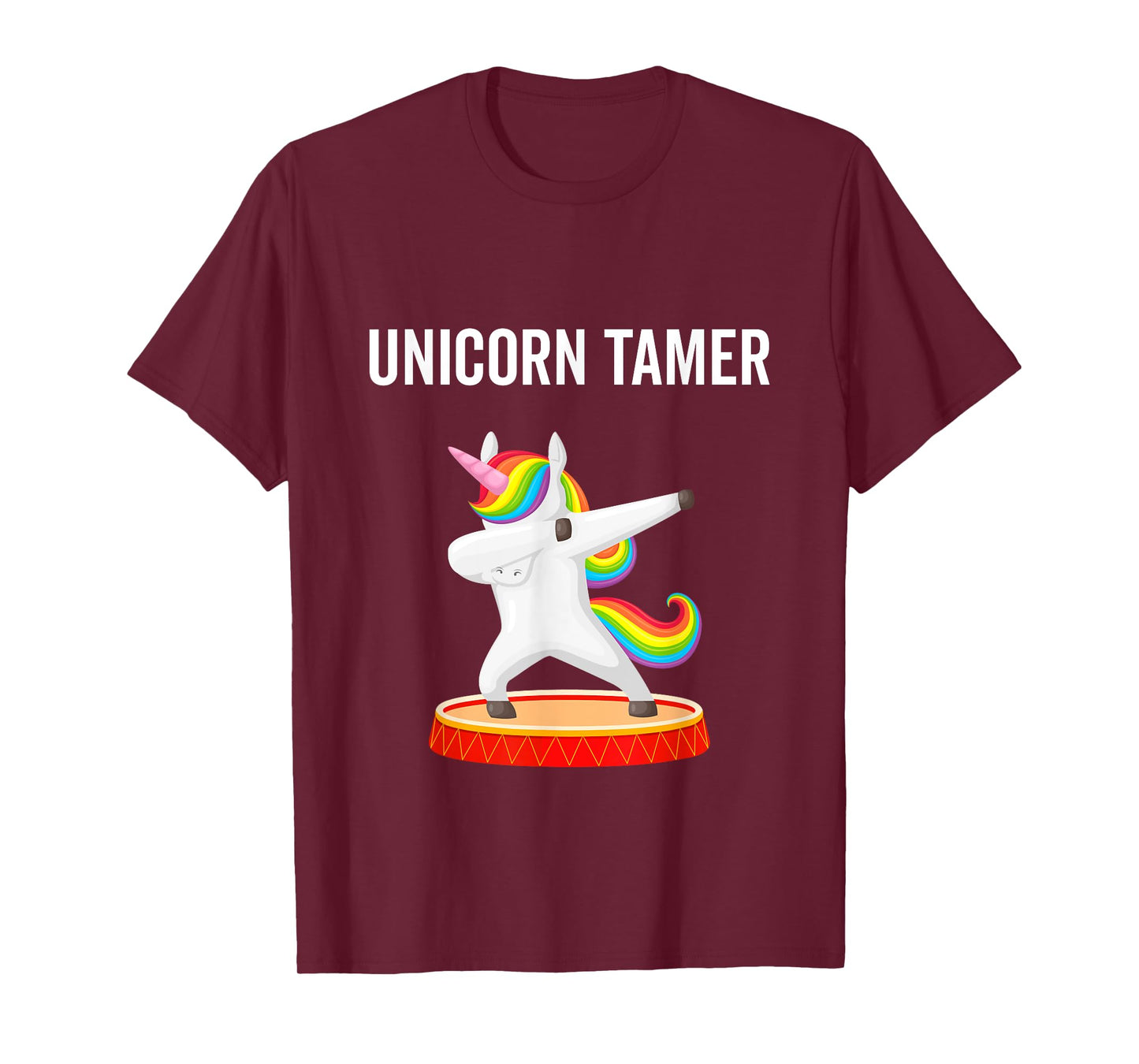 Dabbing Unicorn Tamer Circus Carnival Funny Gift T-Shirt