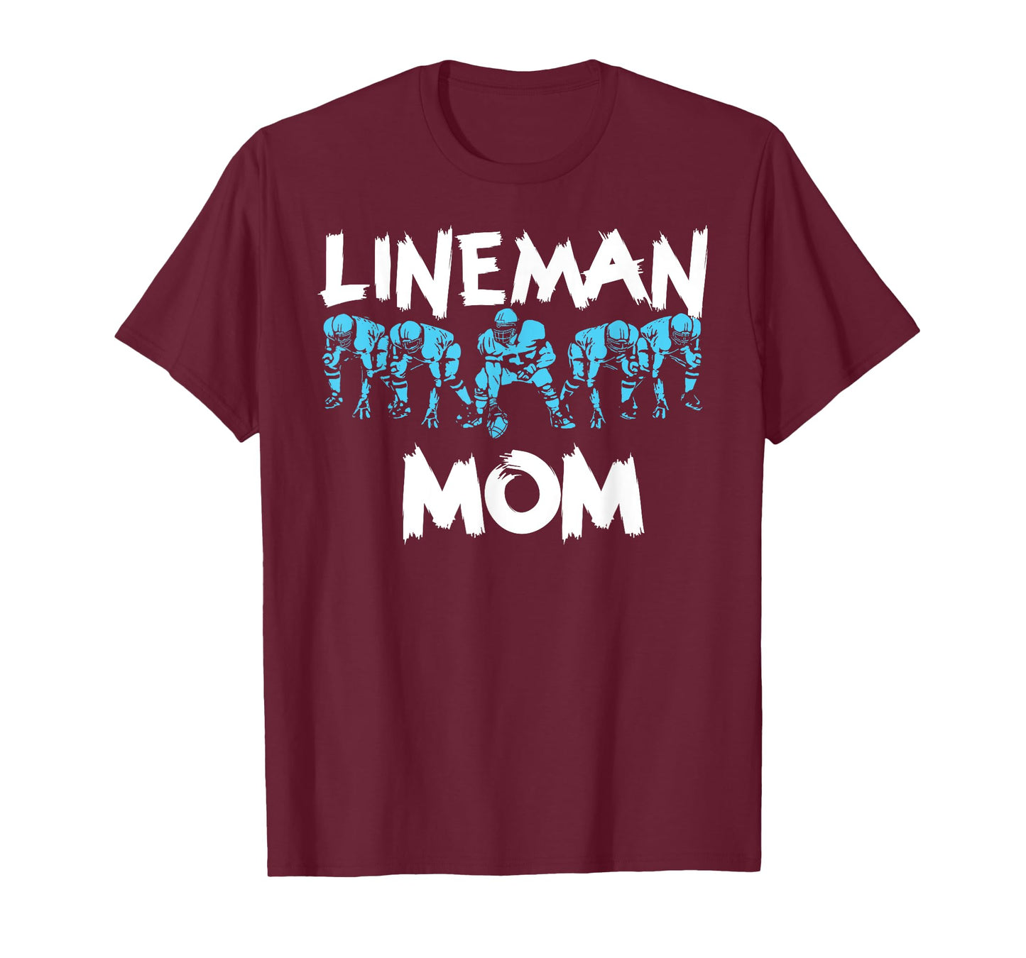 Lineman Mom O-line Funny Offensive Line Football Parent T-Shirt