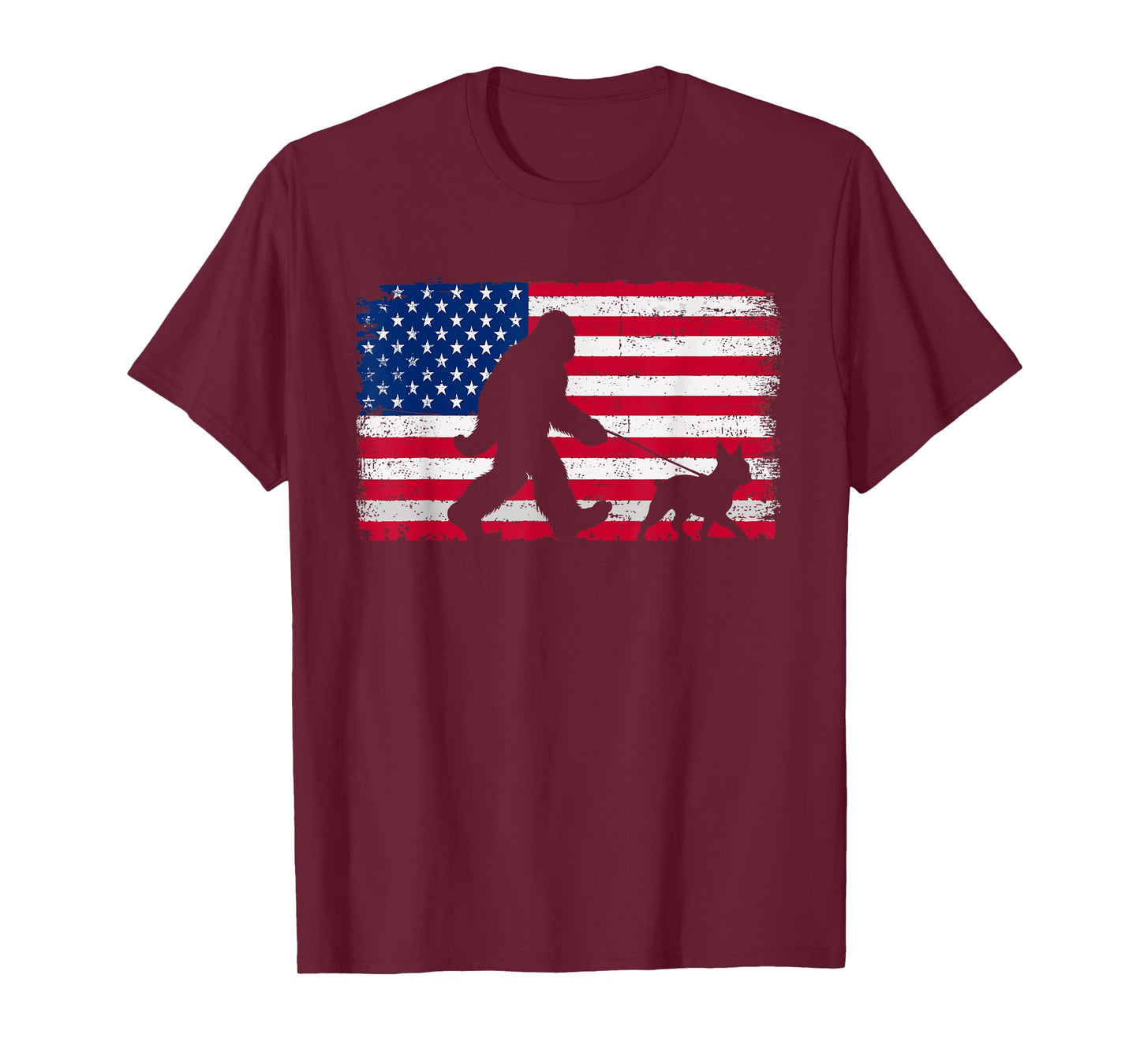 Retro Boston Terrier 4th of July US American Flag Patriotic T-Shirt for Women Kids Men