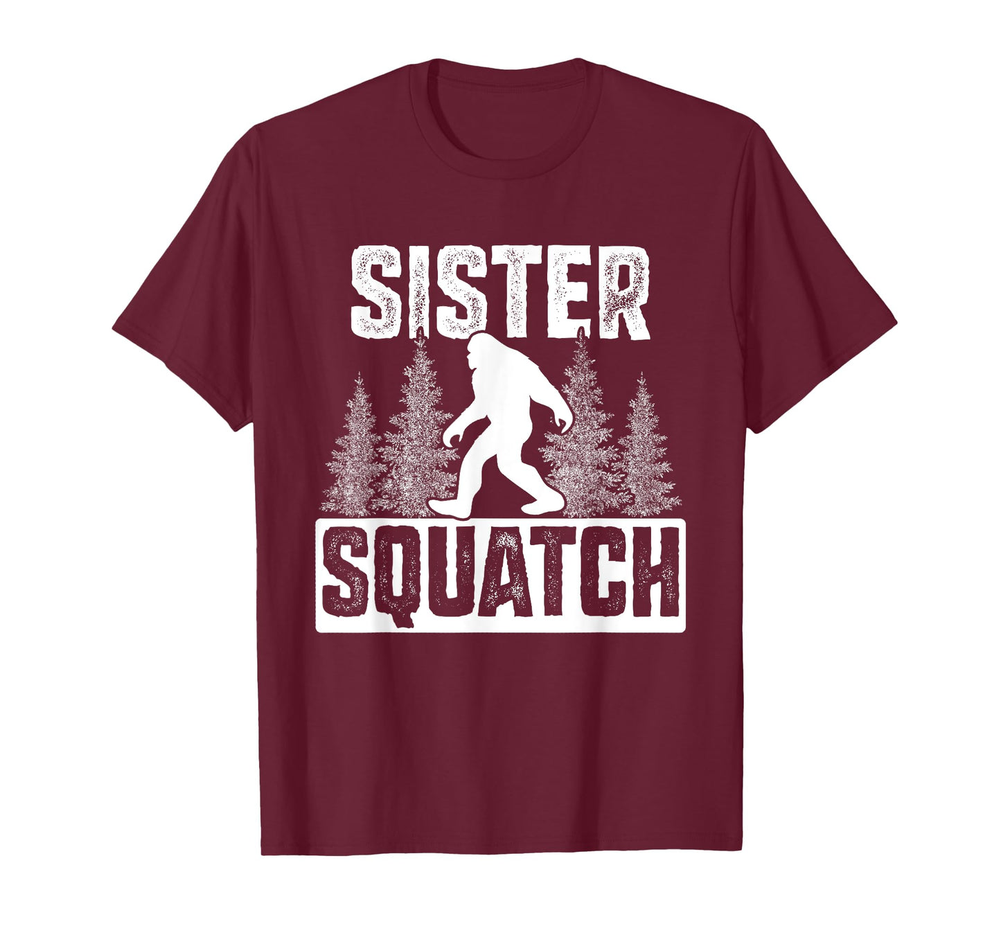 Squatchy Matching Family Bigfoot Shirts Sister Squatch T-Shirt