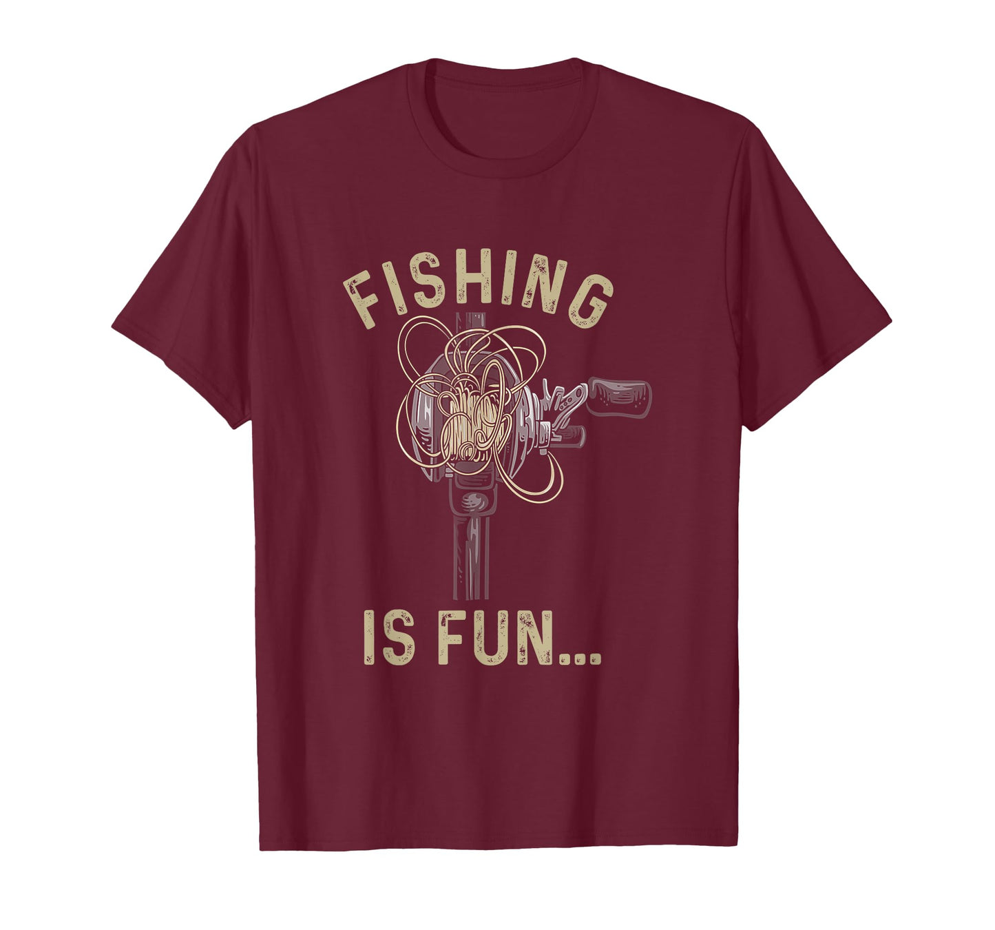 Fishing is fun Bird's Nest Funny T-Shirt