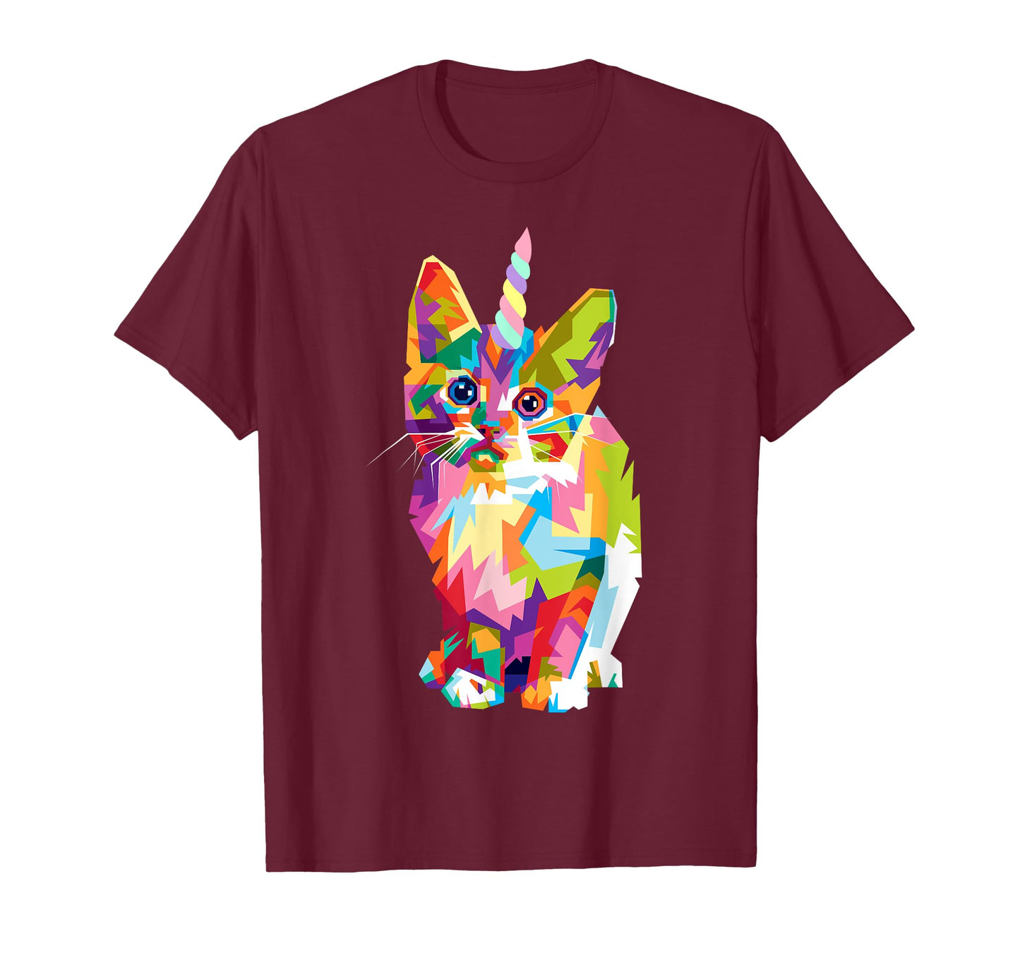 Caticorn Rainbow Shirt My Cat is a Magical Unicorn Kittycorn T-Shirt for Men Women Kids