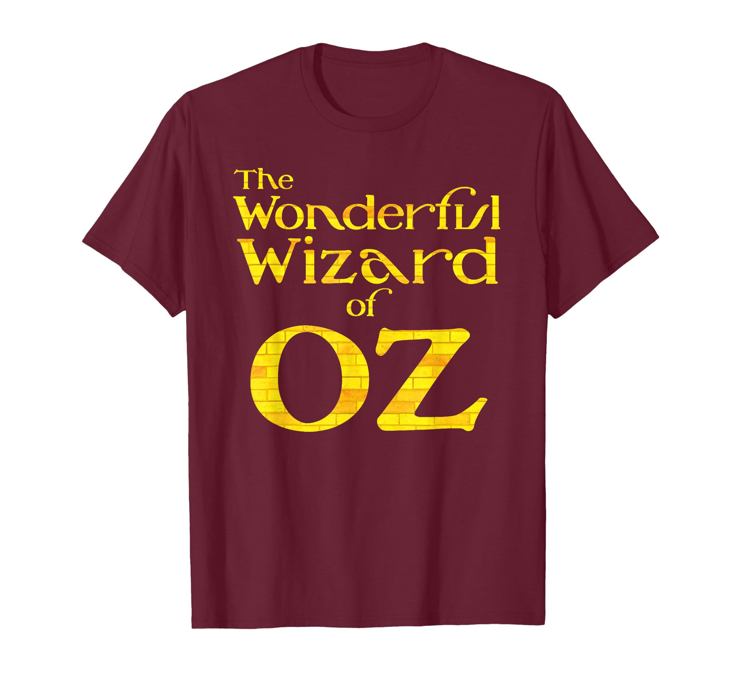 Retro Vintage Yellow Brick Road Wonderful Wizard of OZ Logo T-Shirt