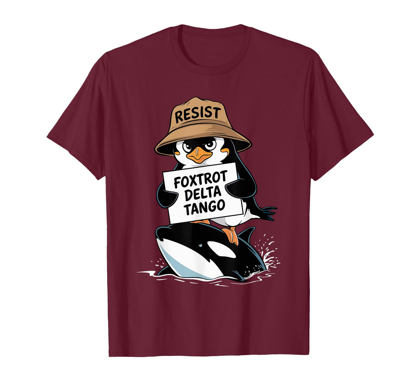 Penguins Protest Penguin Resist T-Shirt