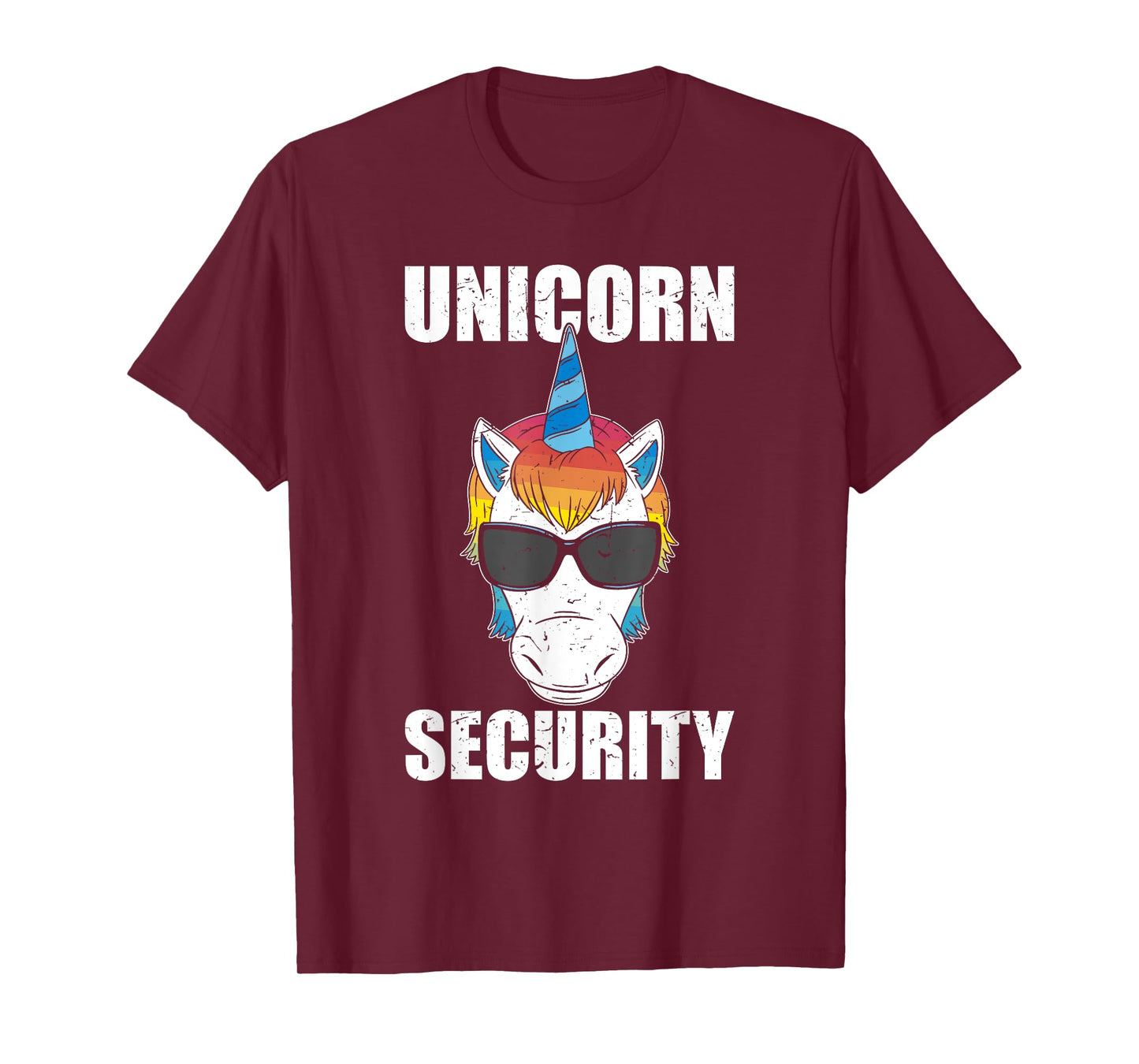 Fathers Day Unicorn Securiry Dadacorn Funny T-Shirt