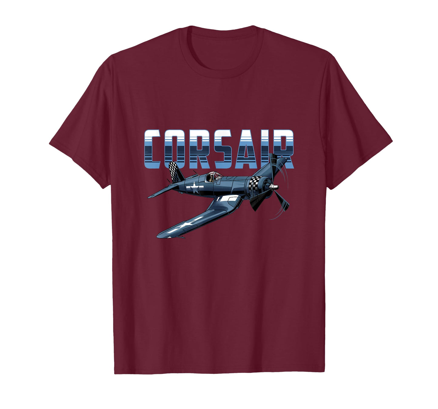 USA Military Warbird Airplane Corsair Classic Airplane T-Shirt