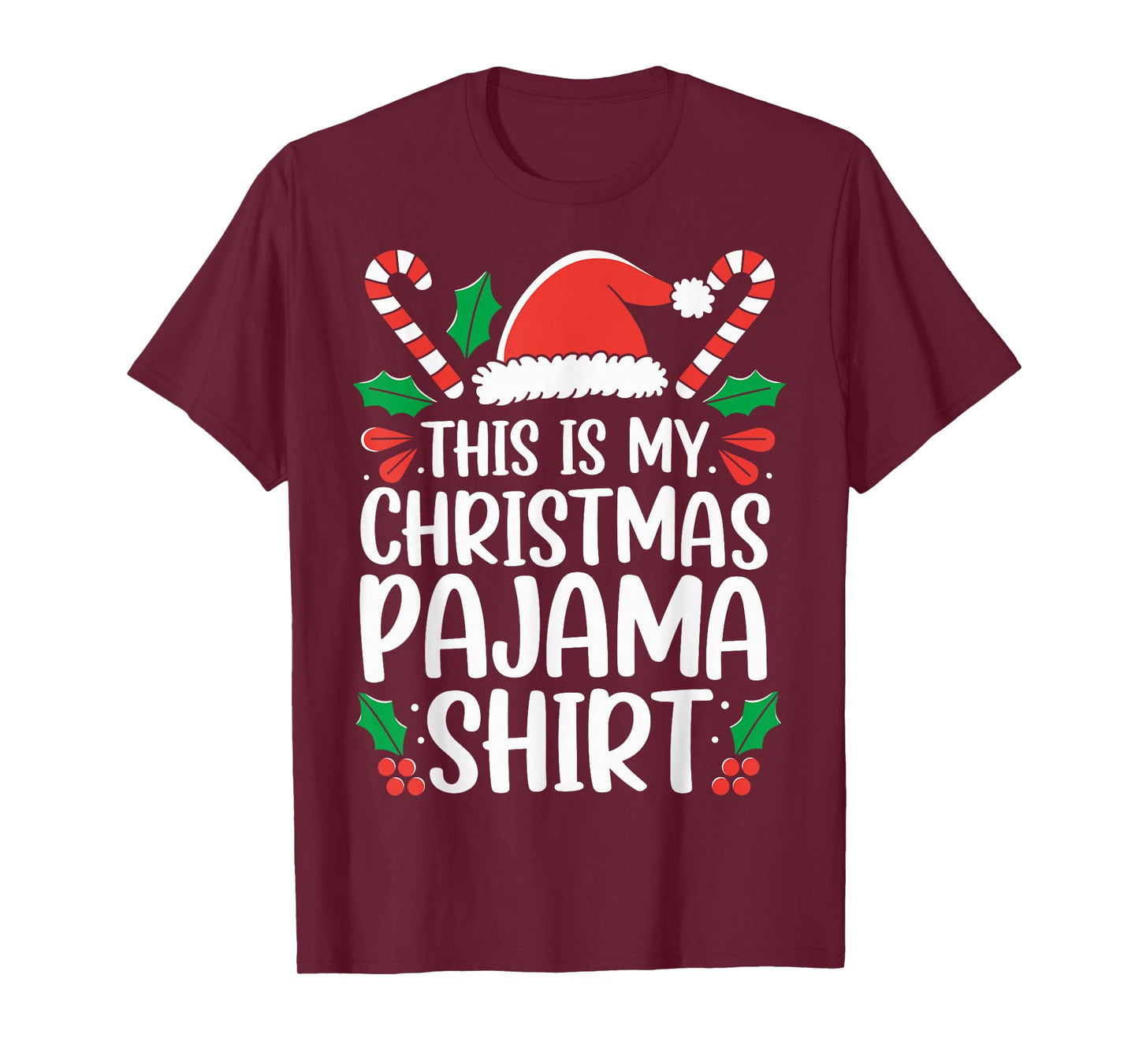 This Is My Christmas Pajama Xmas PJs T-Shirt