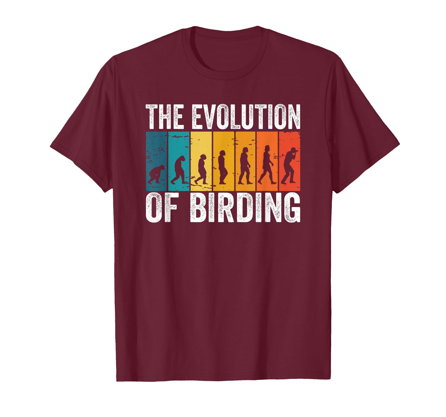 The Evolution of Birding Birdwatcher T-Shirt
