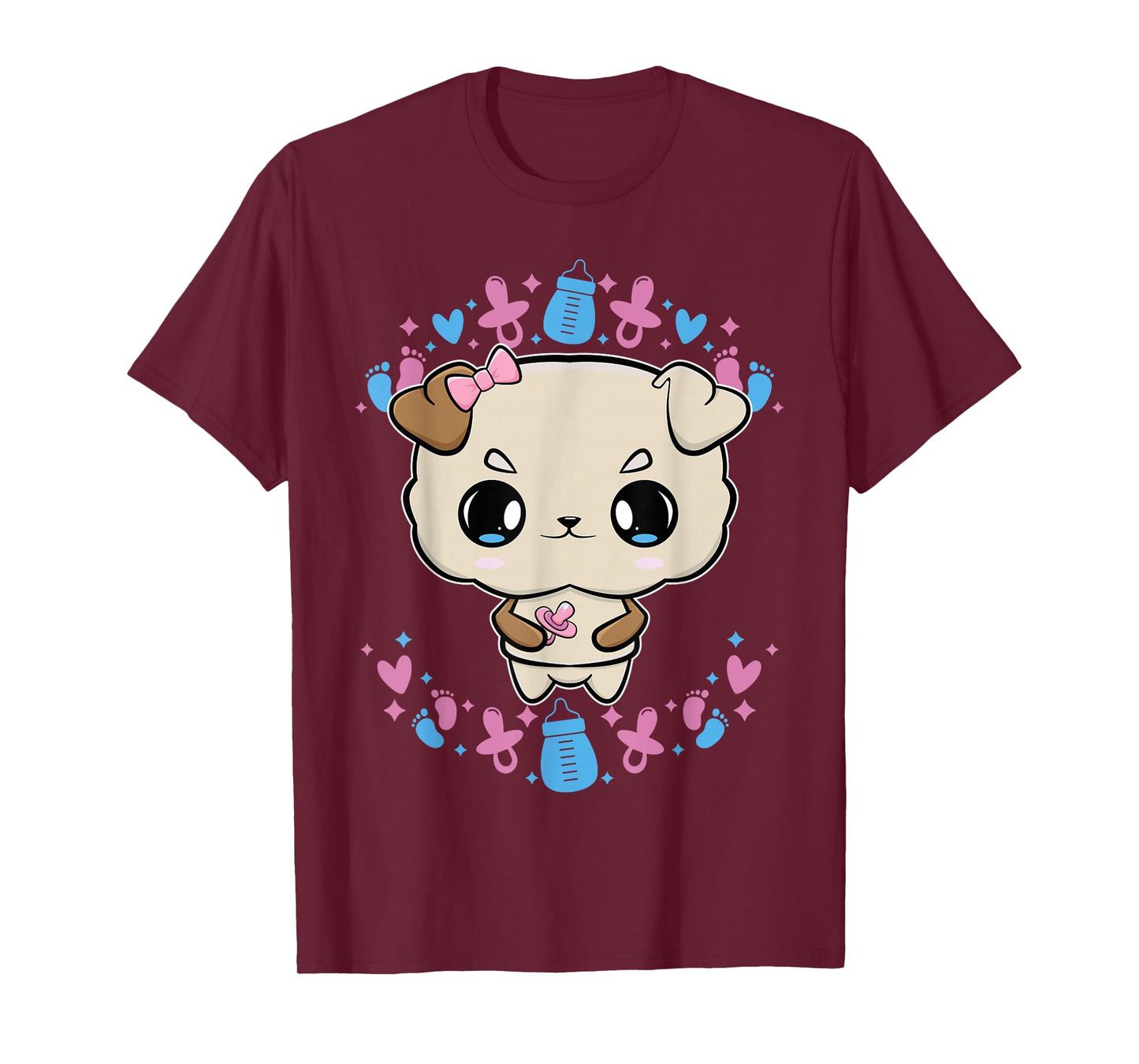 Bulldog Anime Canine Soother T-Shirt