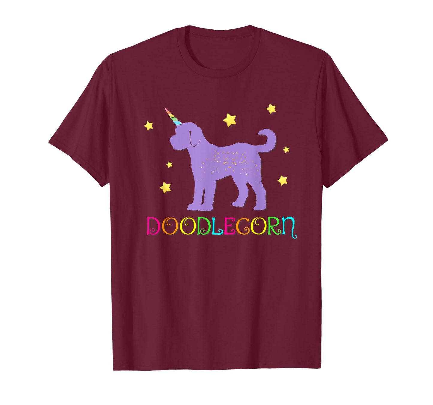 Doodlecorn Doodle Dog Unicorn Aussiedoodle Sheepadoodle Men Women Kids T-Shirt