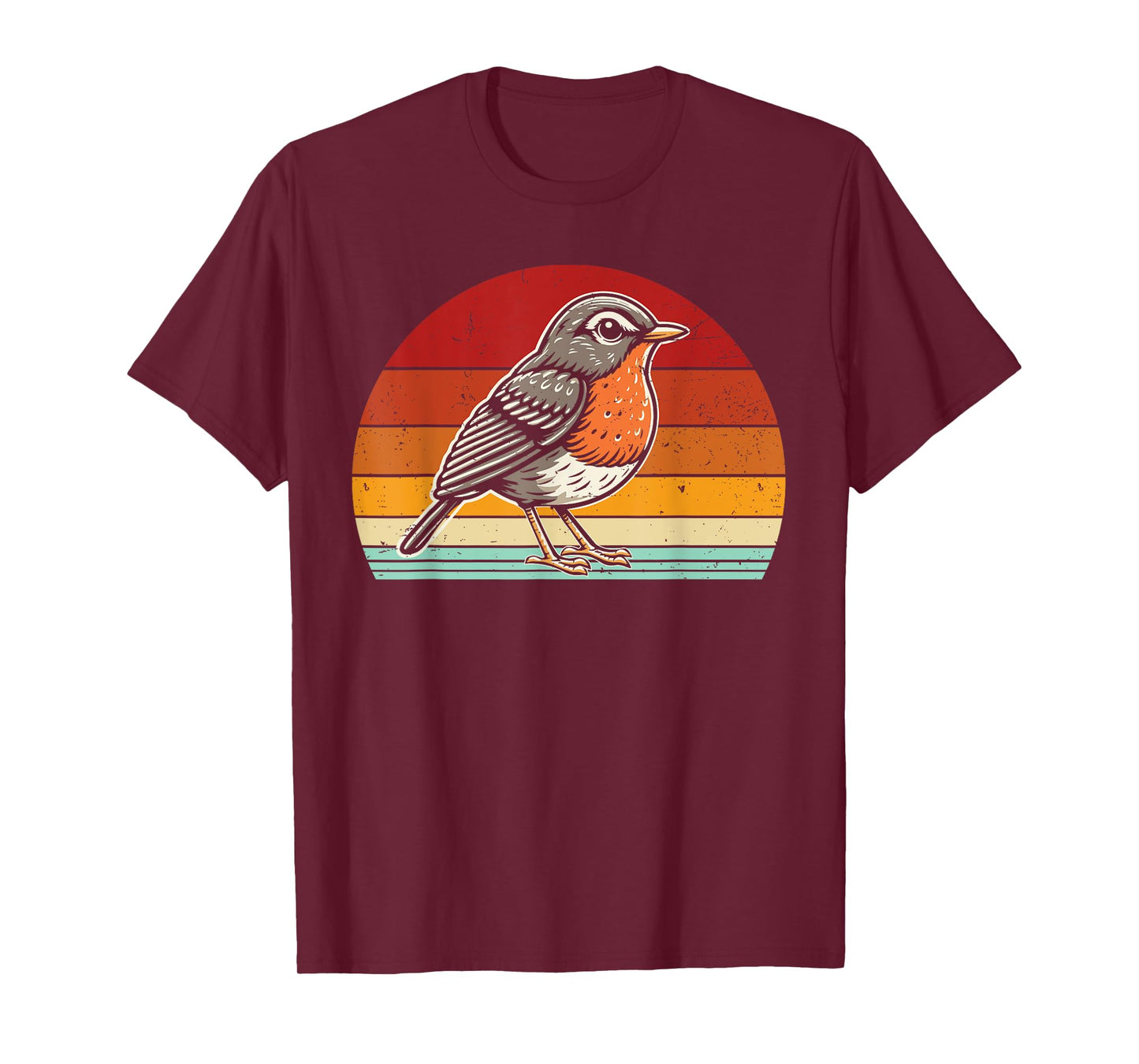 American Robin Retro T-Shirt
