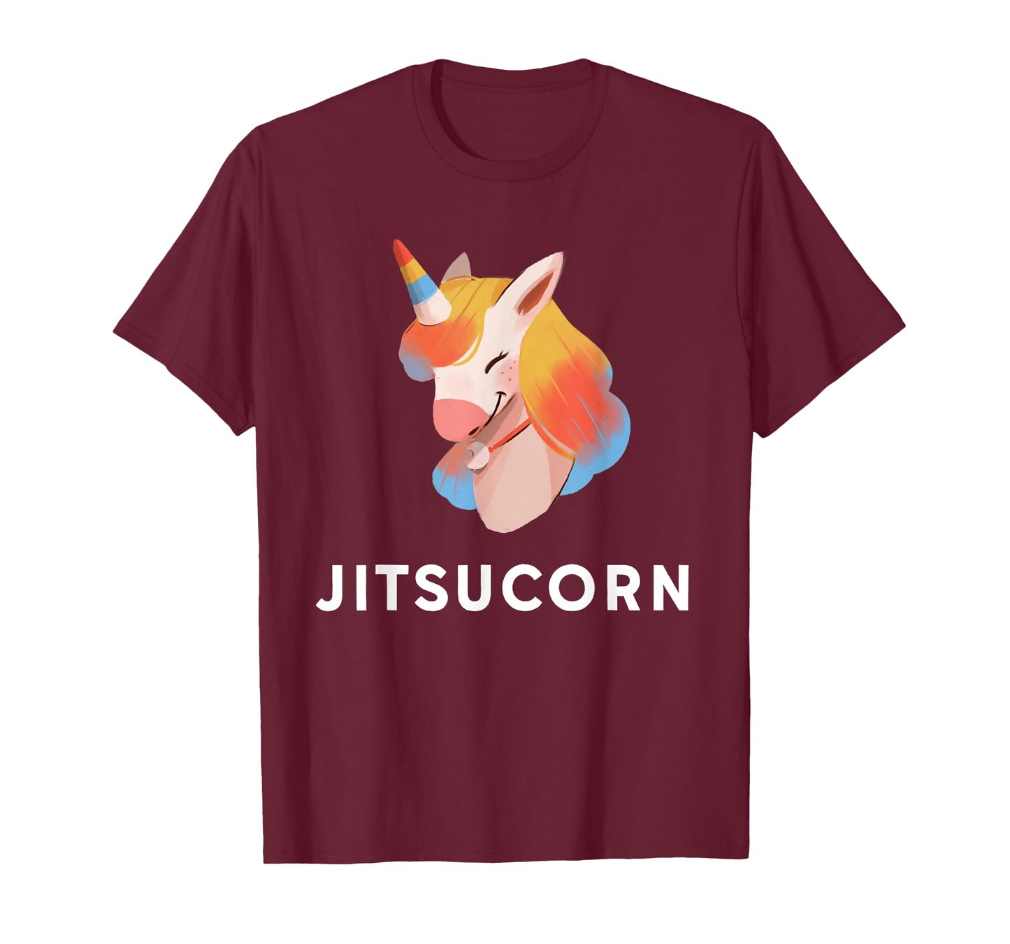 Jitsucorn Jiu-Jitsu Unicorn Funny Martial Arts Girl T-Shirt