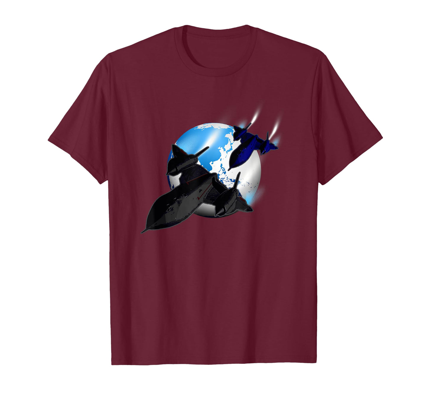 SR-71 Blackbird-Spy Plane Mach 3 T-Shirt