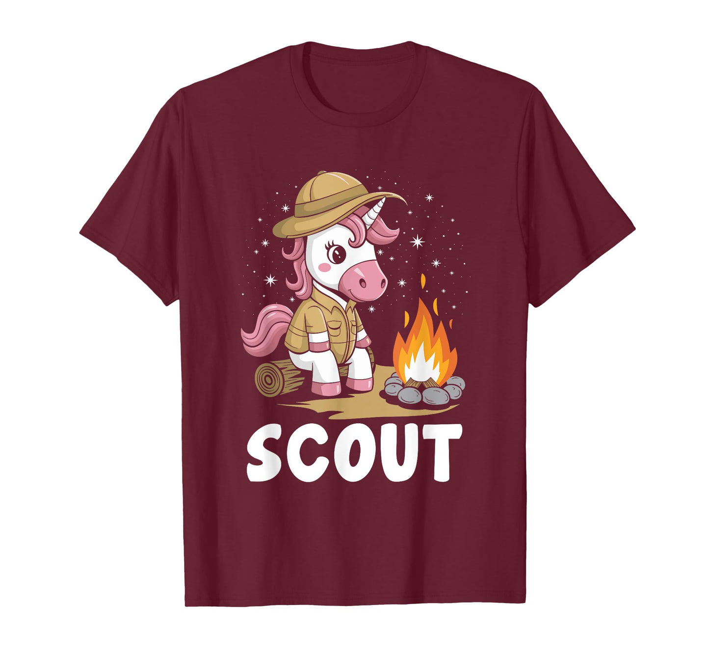 Unicorn Scout Camping Scouting Scouts Camper T-Shirt