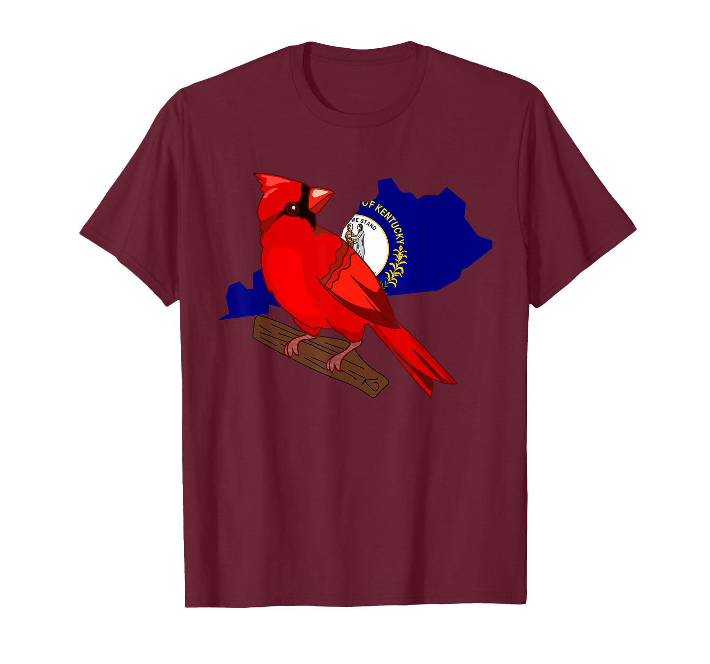 Kentucky Cardinal Bird State Symbols Pride T-Shirt