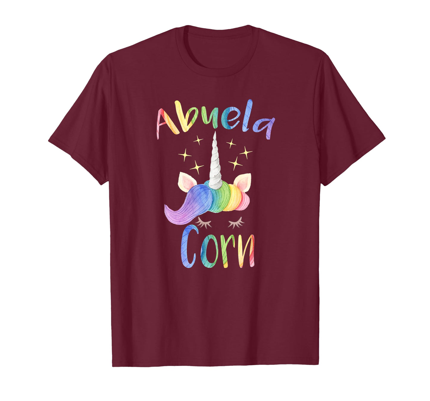 Abuelacorn Spanish Grandma Funny Unicorn T-Shirt