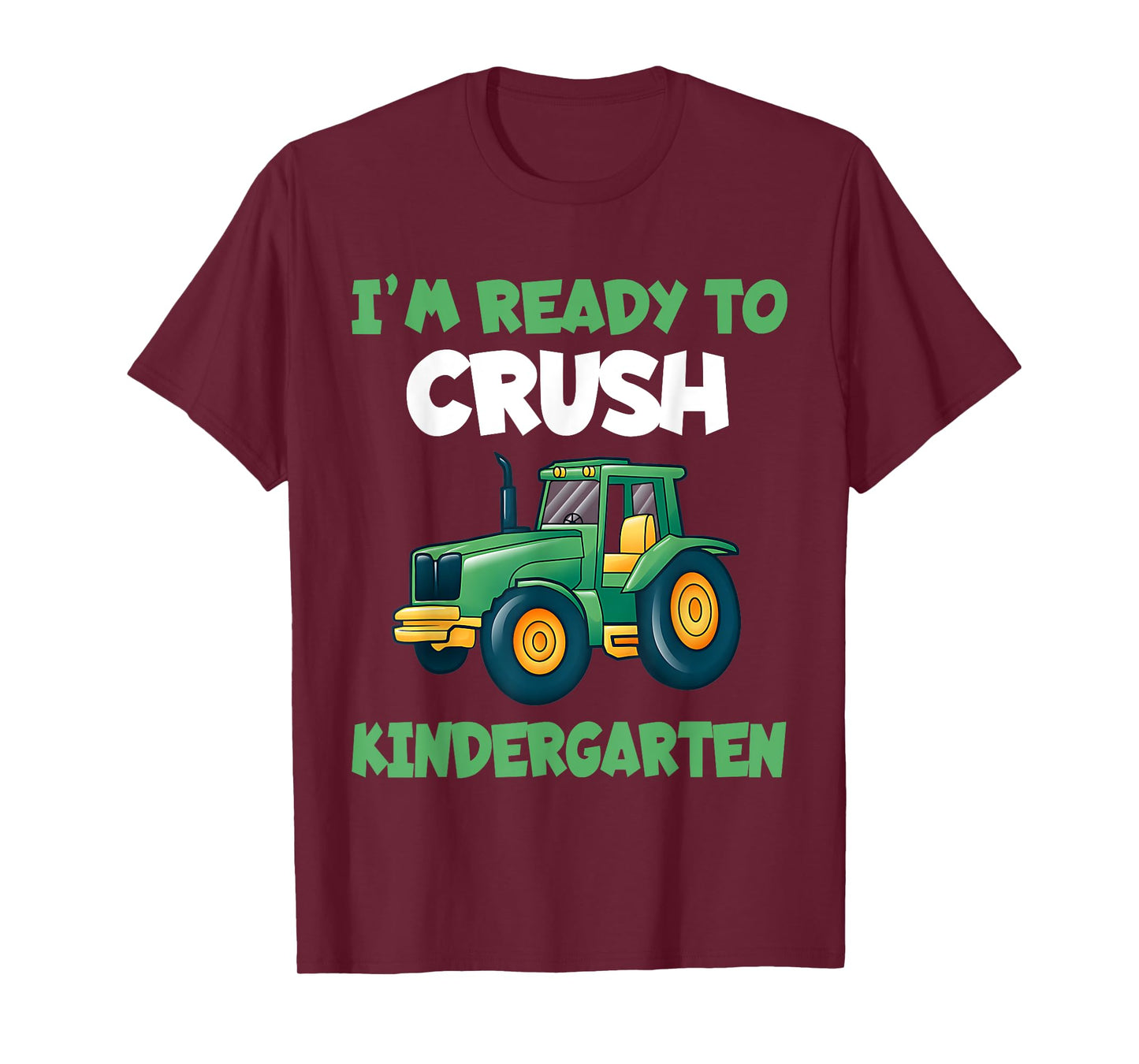 Kindergarten Kids Farm Back to School Shirt Tractors Gifts T-Shirt