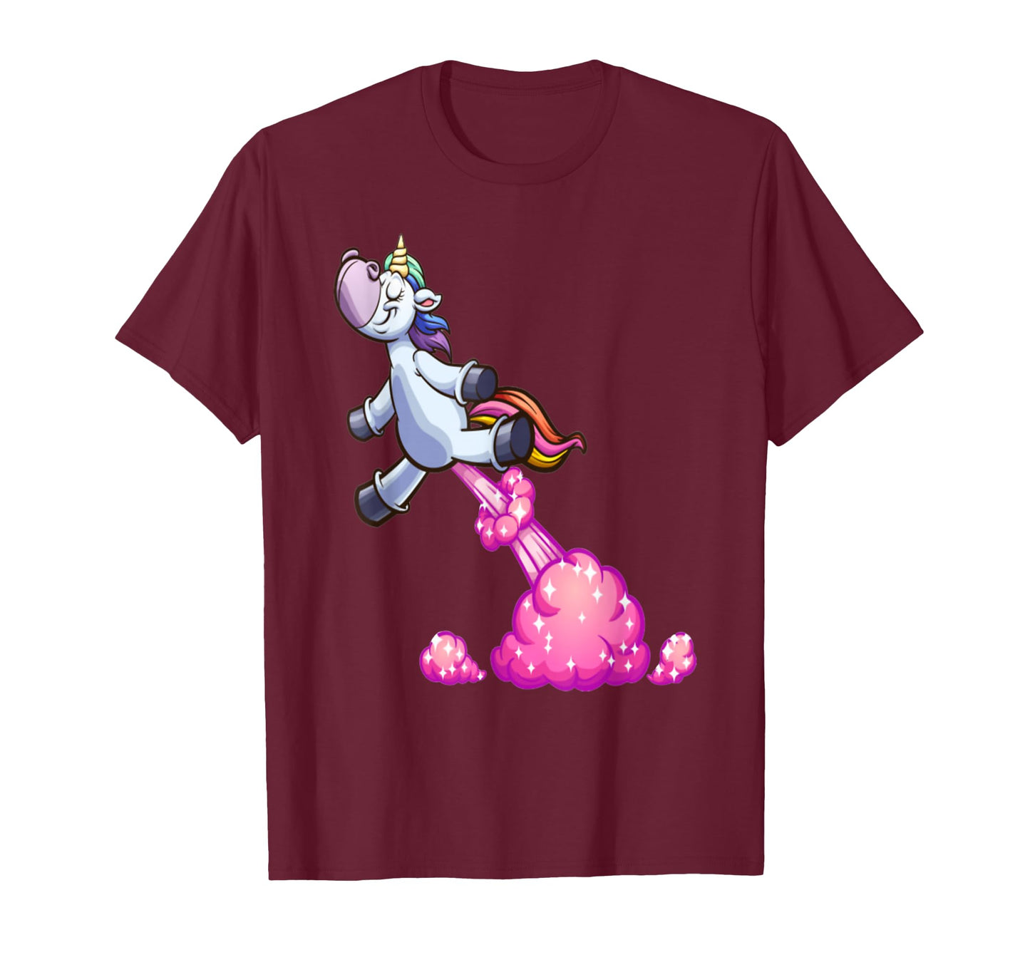 Farting Unicorn Funny Unicorn Rainbow Farts T-Shirt