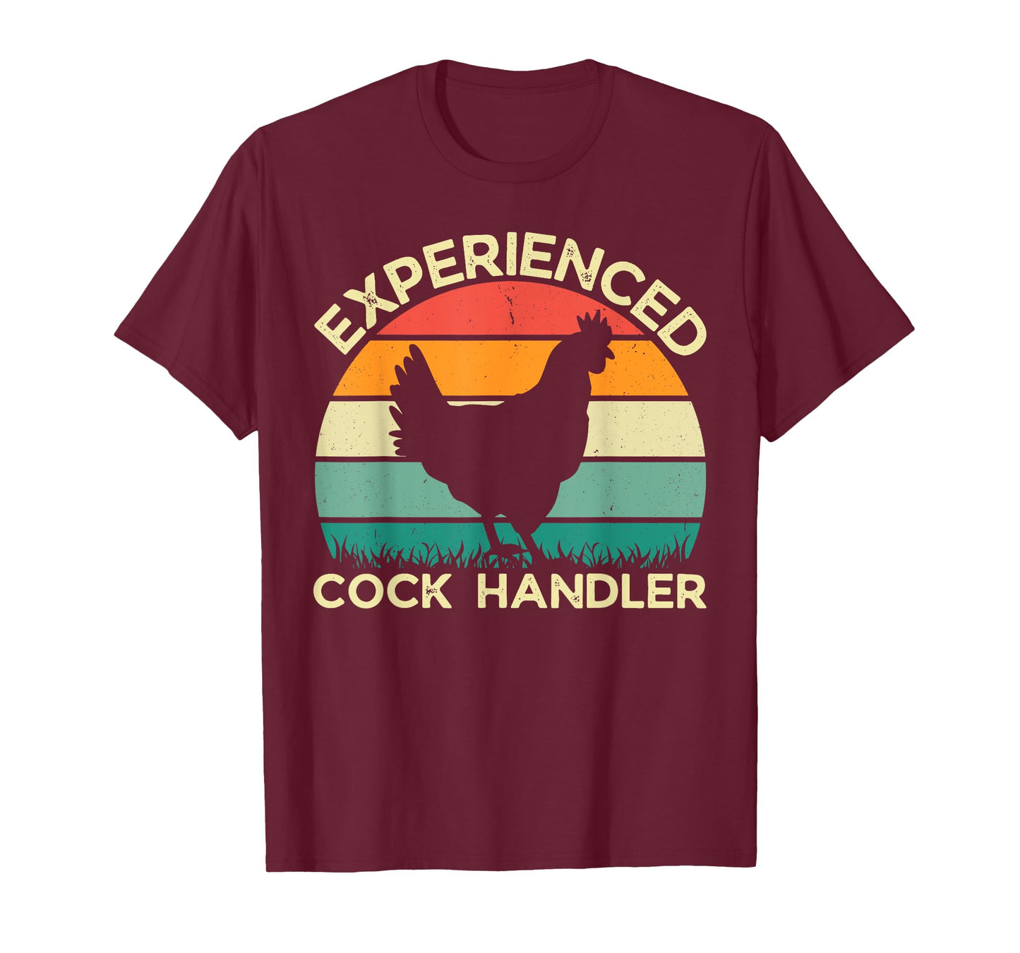 Vintage Experienced Cock Handler Inappropriate Adult T-Shirt