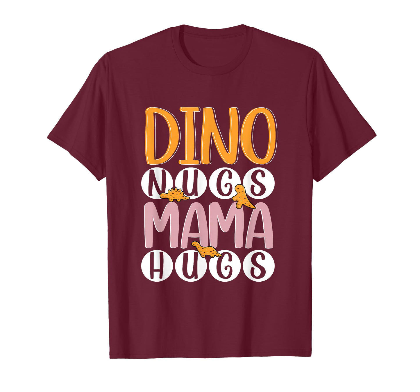 Dinosaur Chicken Nugget Lover Unique Dino Style T-Shirt