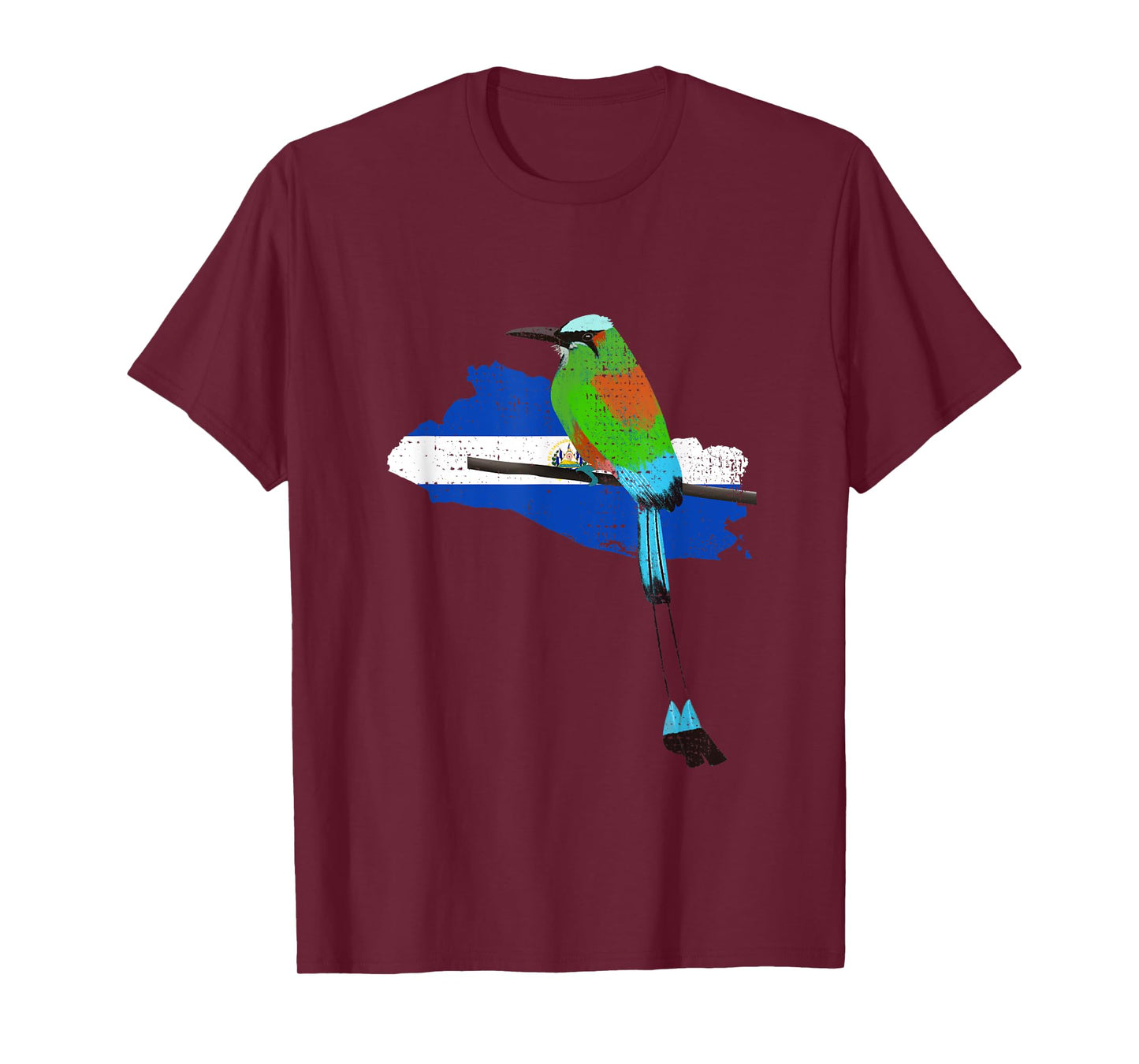 El Salvador Salvadoran Coat Salvadorian Gifts Torogoz Bird T-Shirt