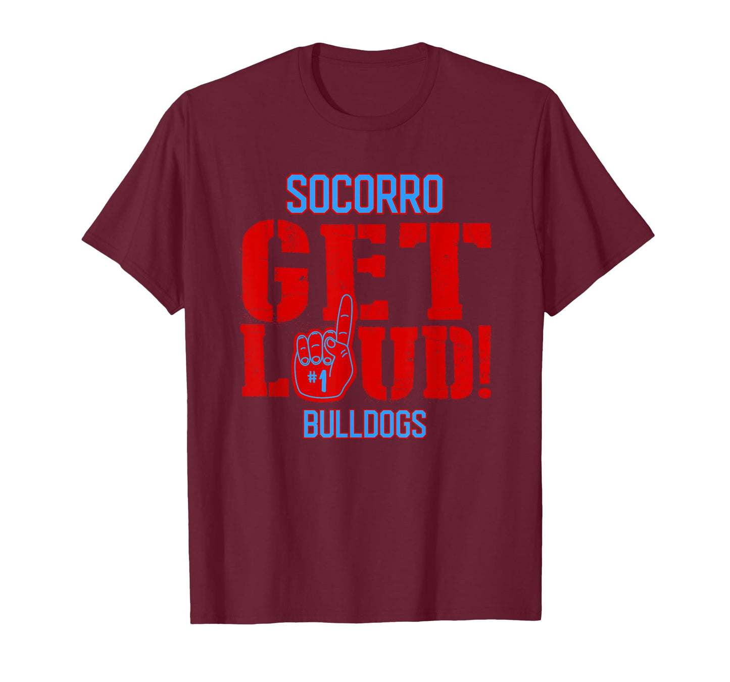 Socorro High School GET LOUD Bulldogs T-Shirt