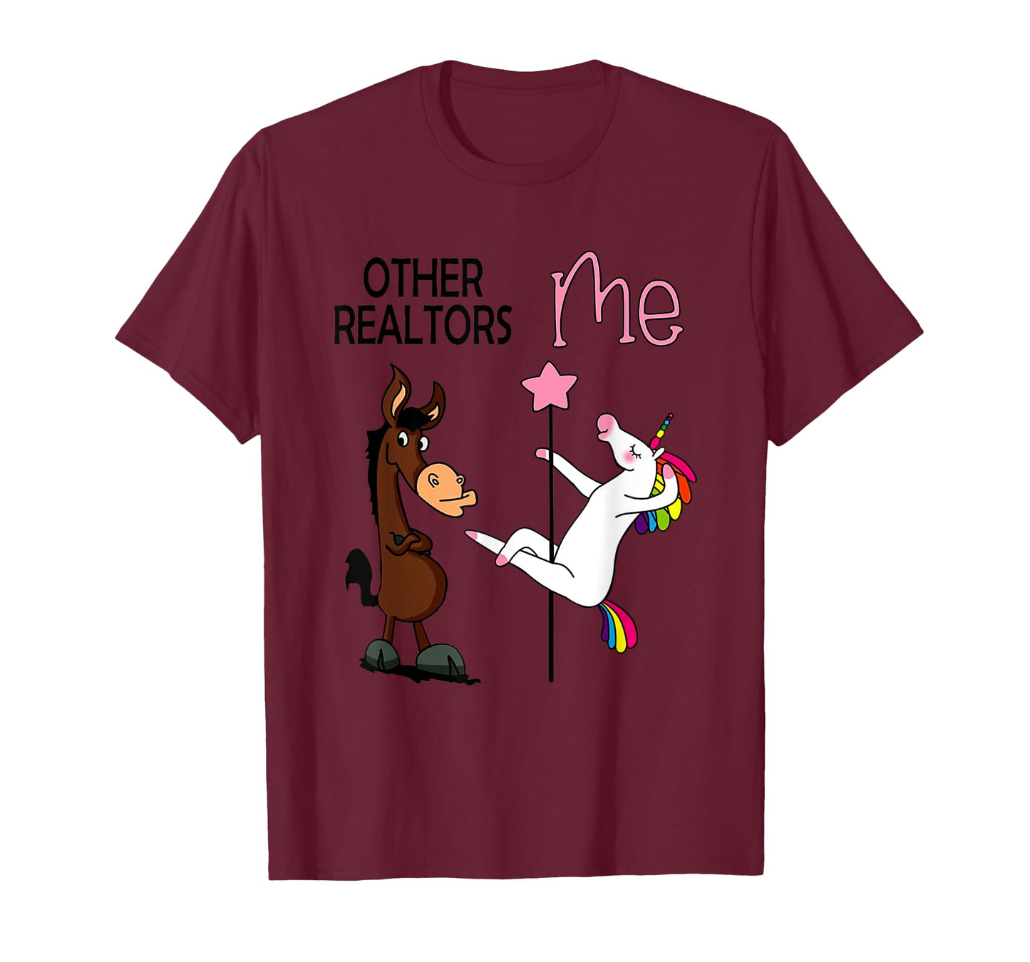 Other Realtors And Me Funny Dance Unicorn Party T-Shirt