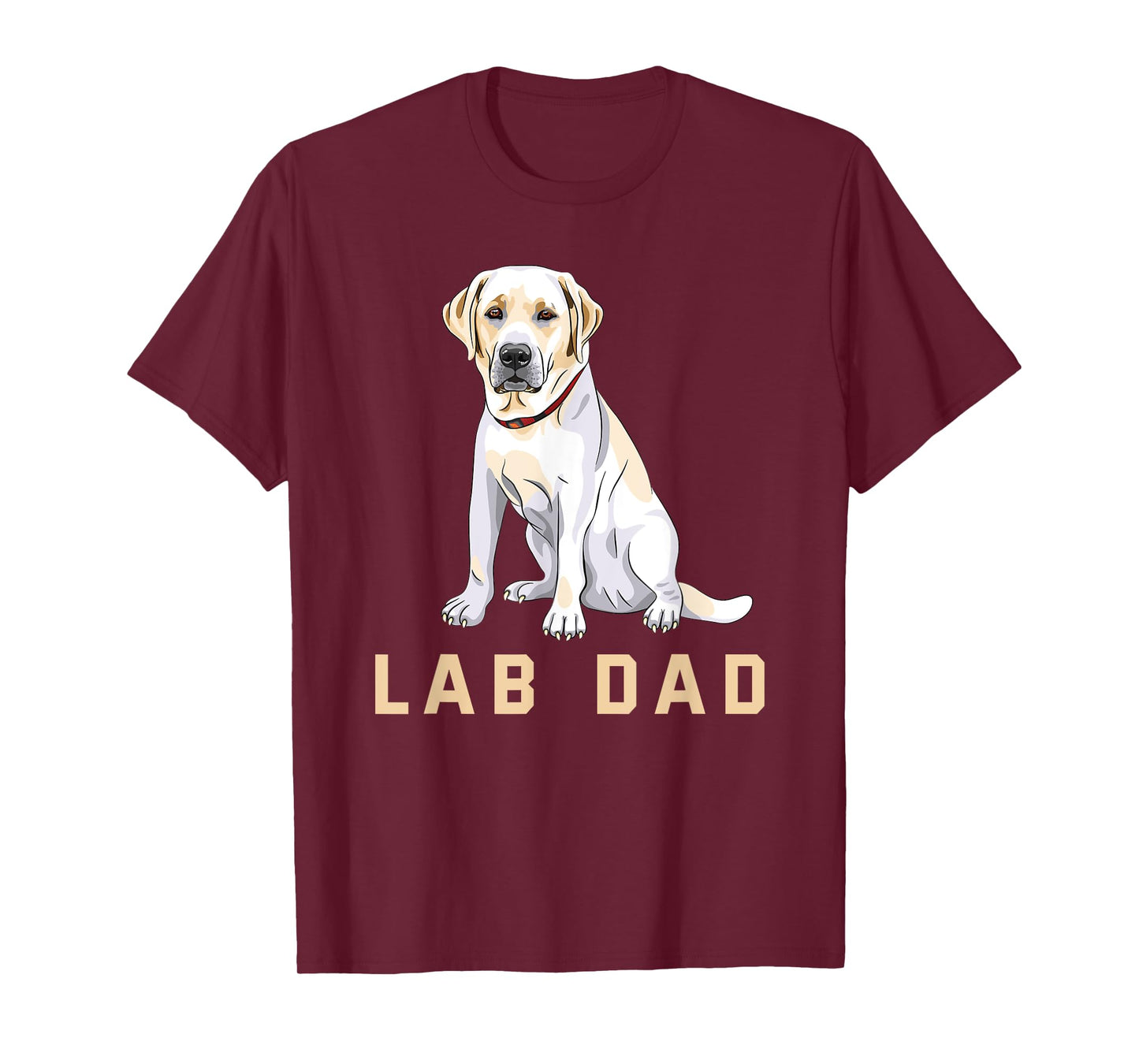 Lab Dad Yellow Labrador Retriever Shirt For Men T-Shirt