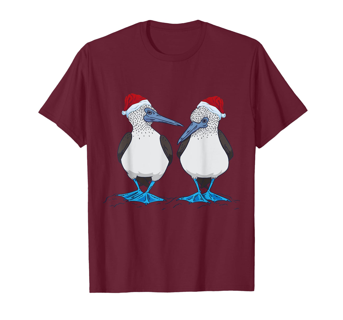 Christmas Blue Footed Booby Blue Bird Blue Foot Booby X-mas T-Shirt