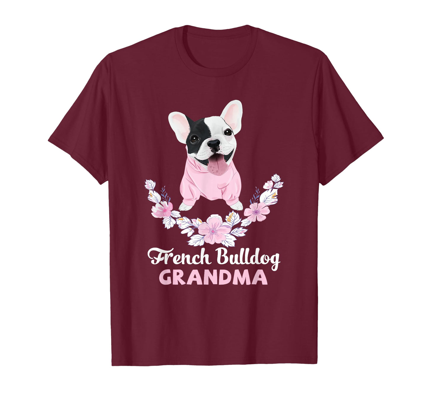 French Bulldog Grandma Frenchie Grandma T-Shirt for Men Women Girls Kids