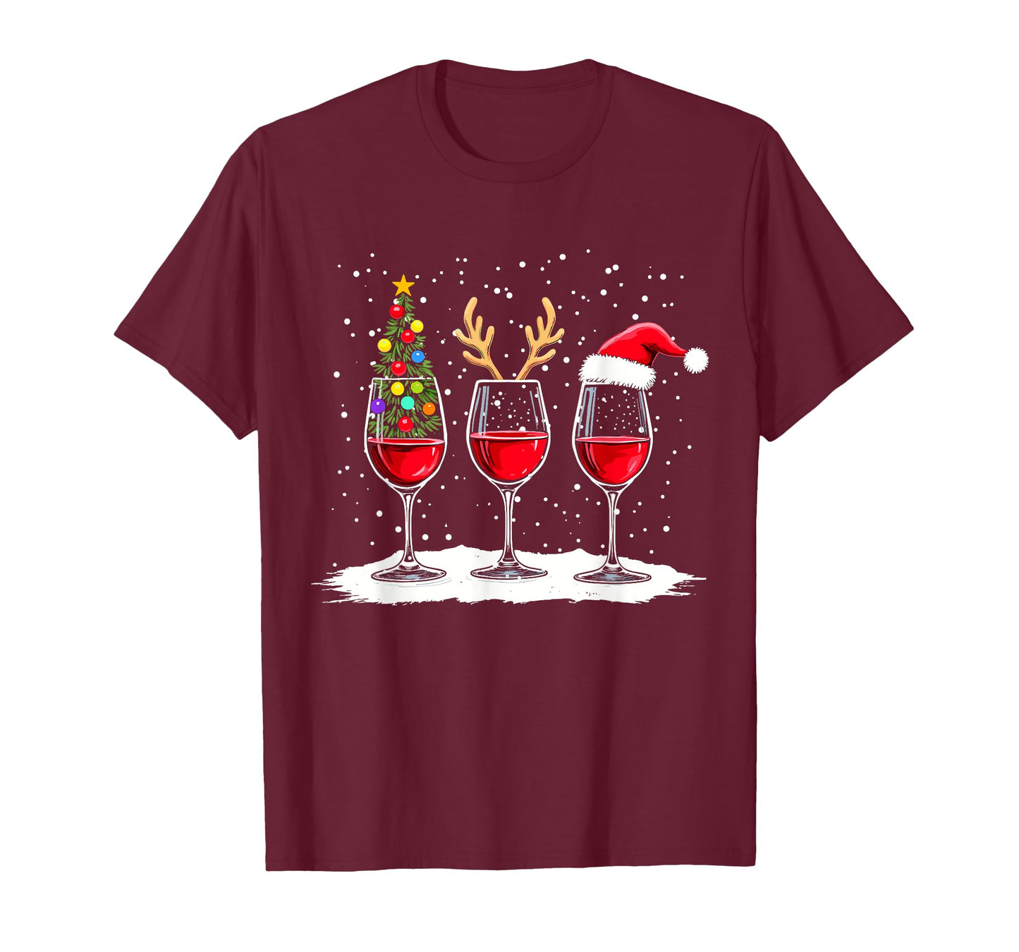 Funny Xmas Outfit Adult Couples Christmas Pajamas T-Shirt