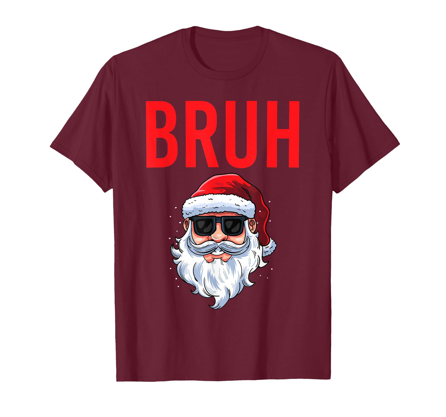 Merry Christmas Bruh Meme Funny Saying for Brother Boys Men T-Shirt