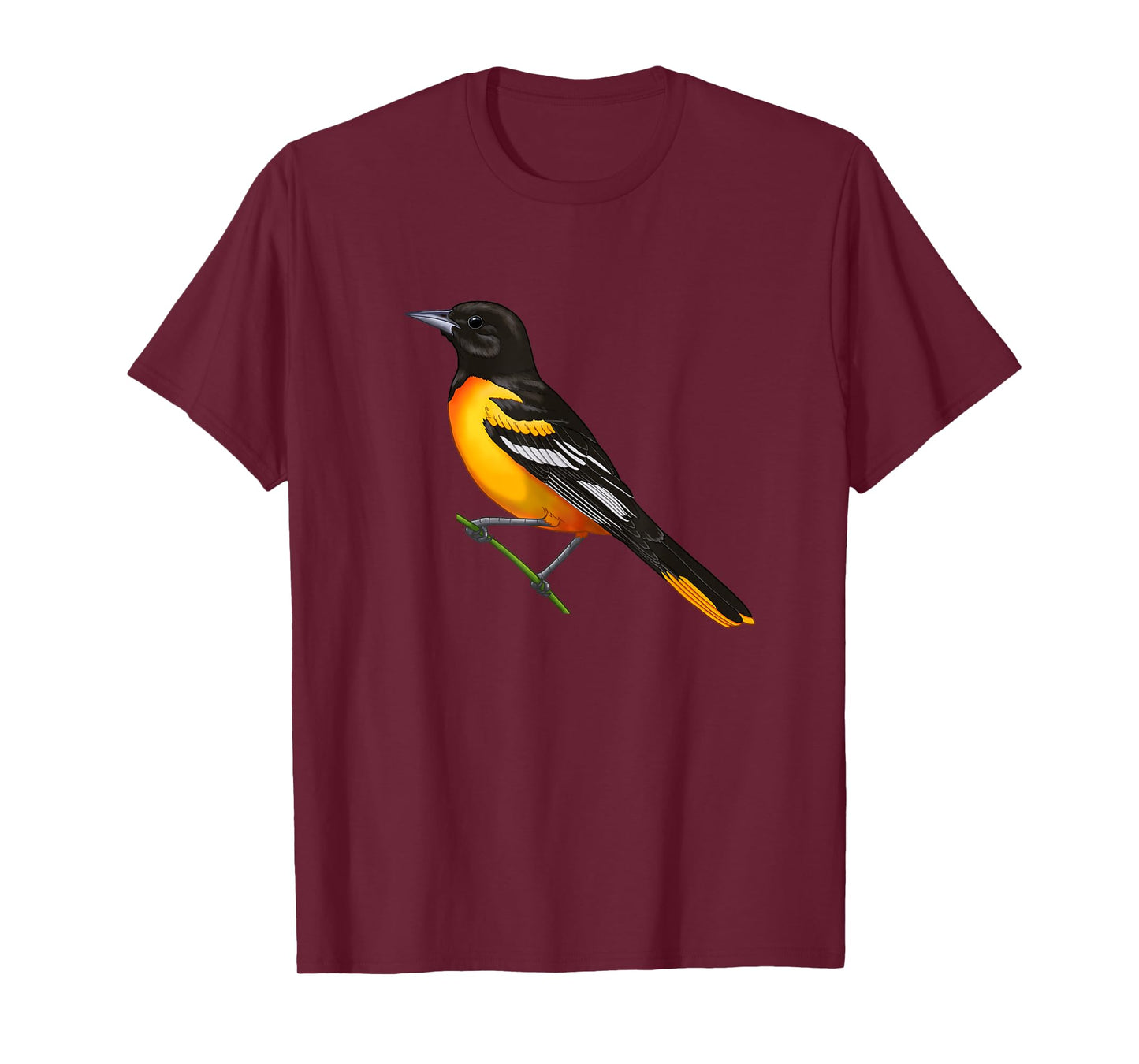 Baltimore Oriole (Icterus galbula) Bird Lover Gift T-Shirt